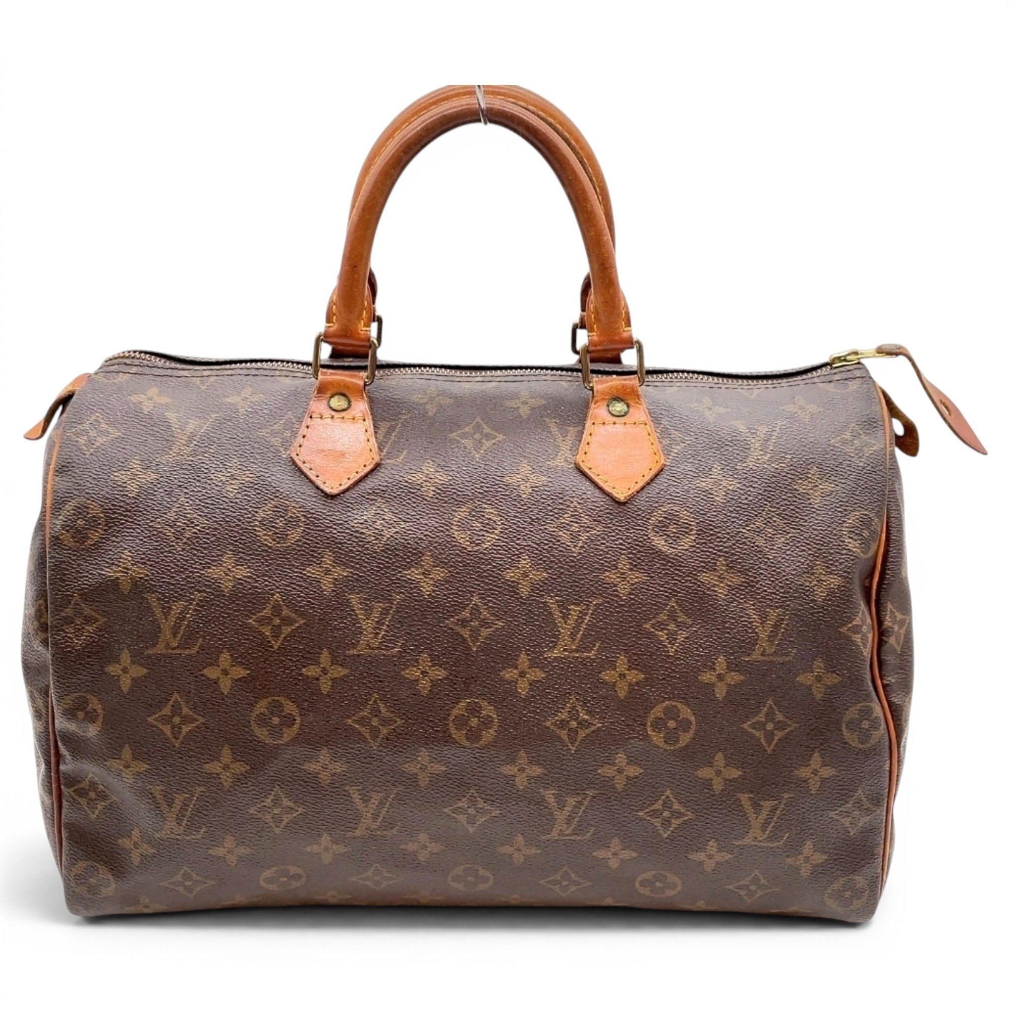 Speedy leather handbag