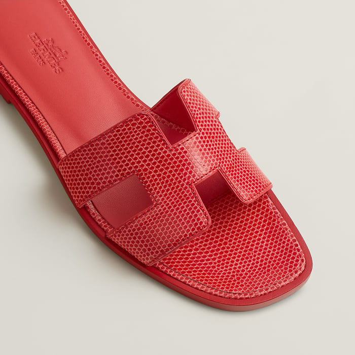 Rose Vermillon Oran Sandal