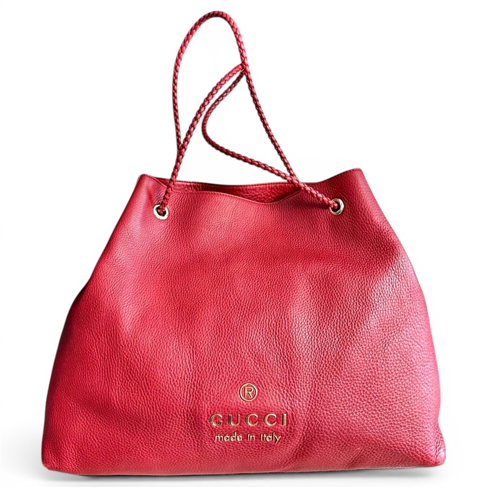 Leather tote