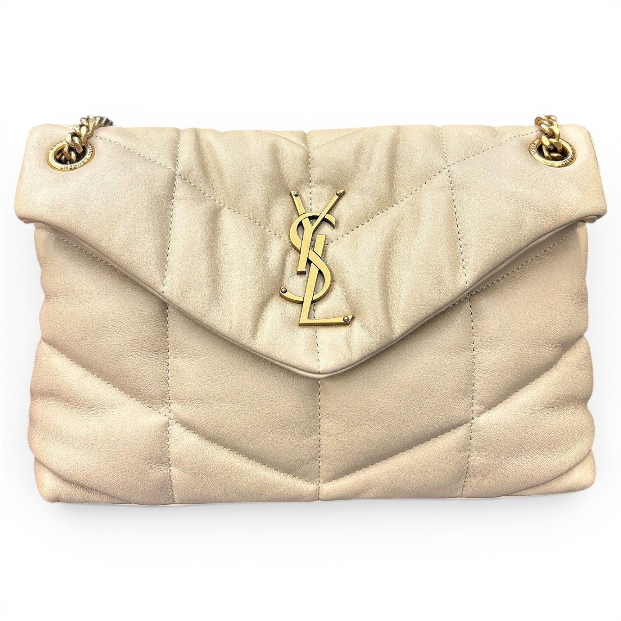 Loulou Puffer leather crossbody bag
