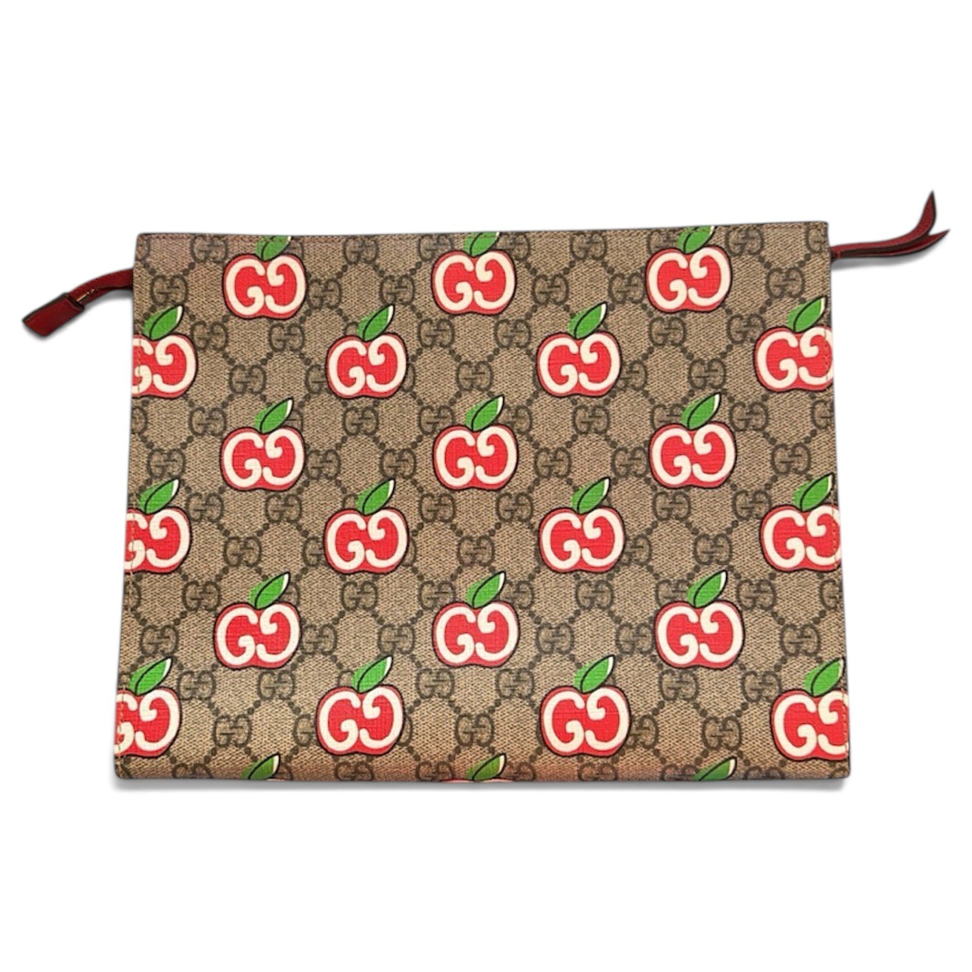 Leather clutch bag