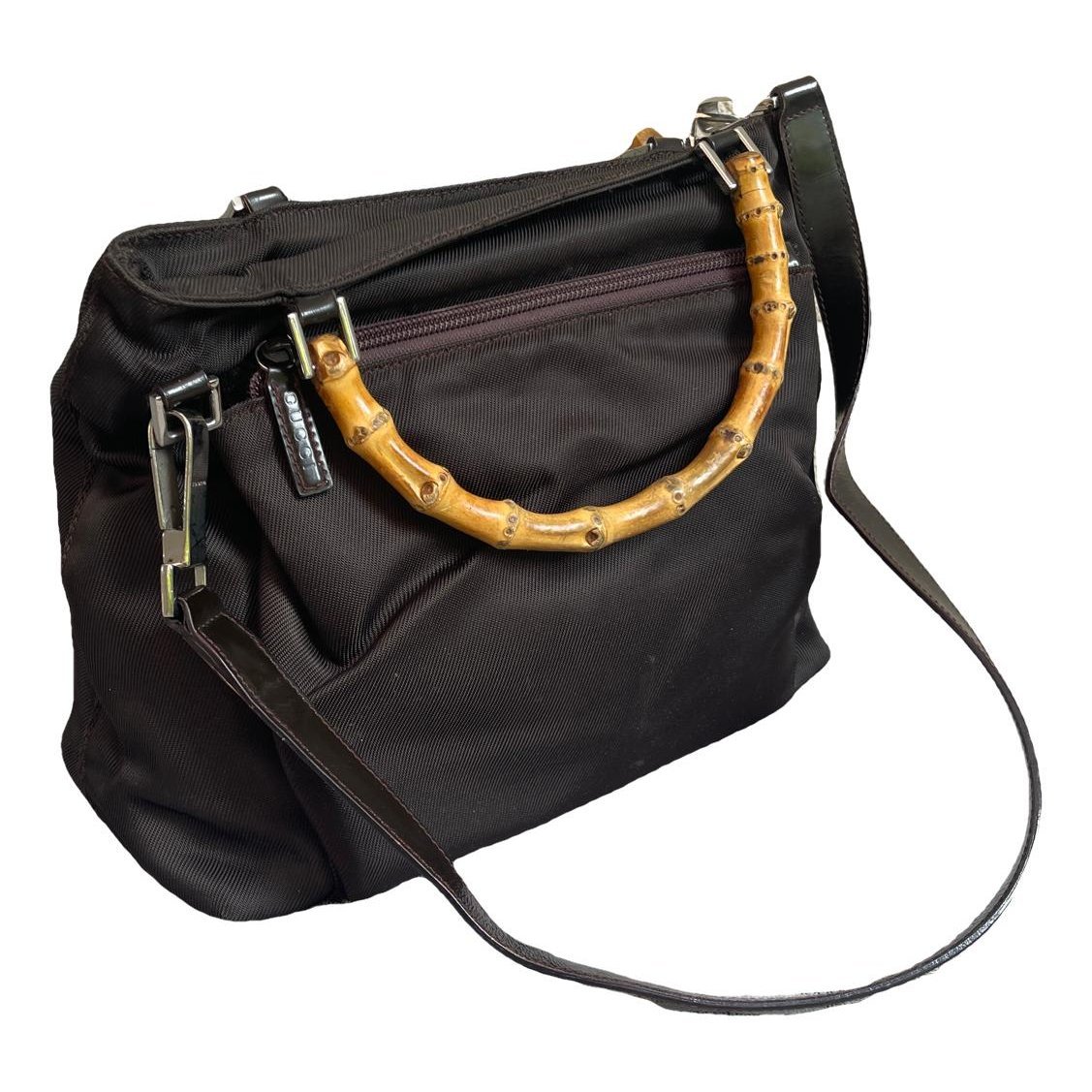 Vintage Bamboo cloth handbag