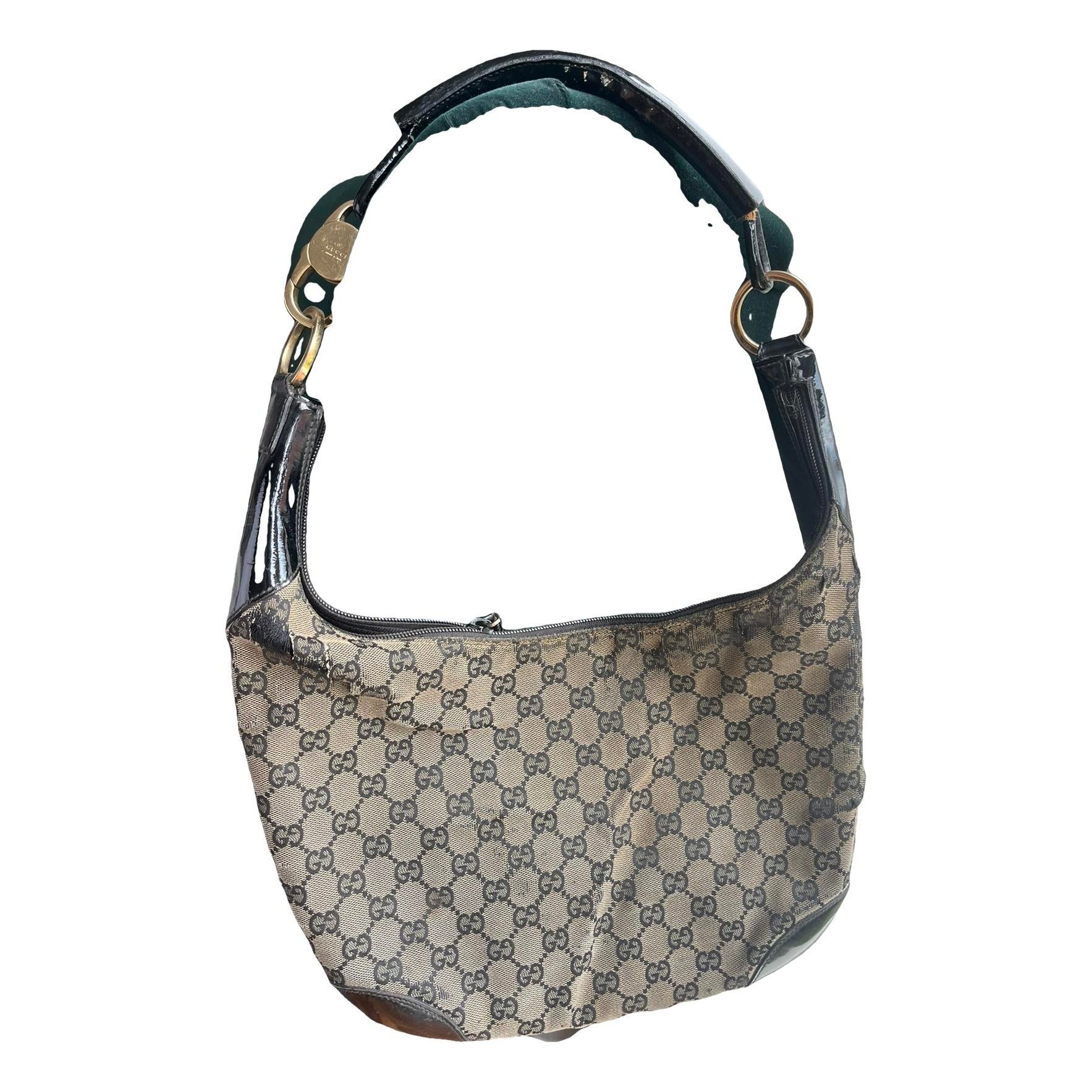Gucci B cloth handbag