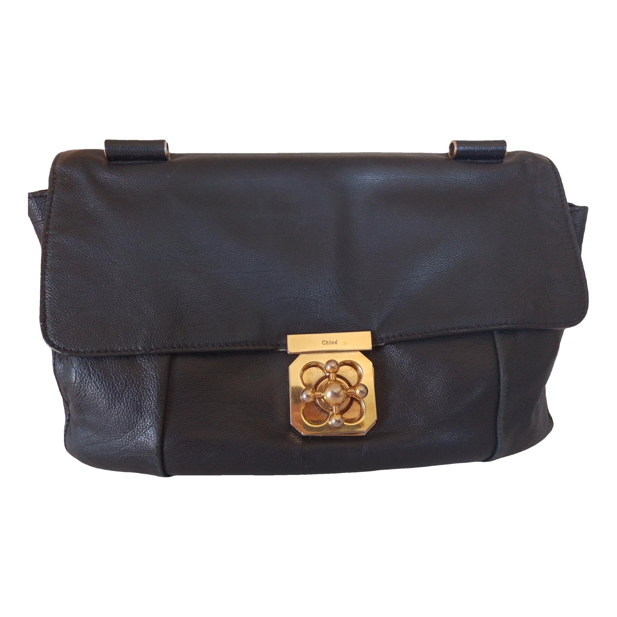 Elsie leather clutch bag