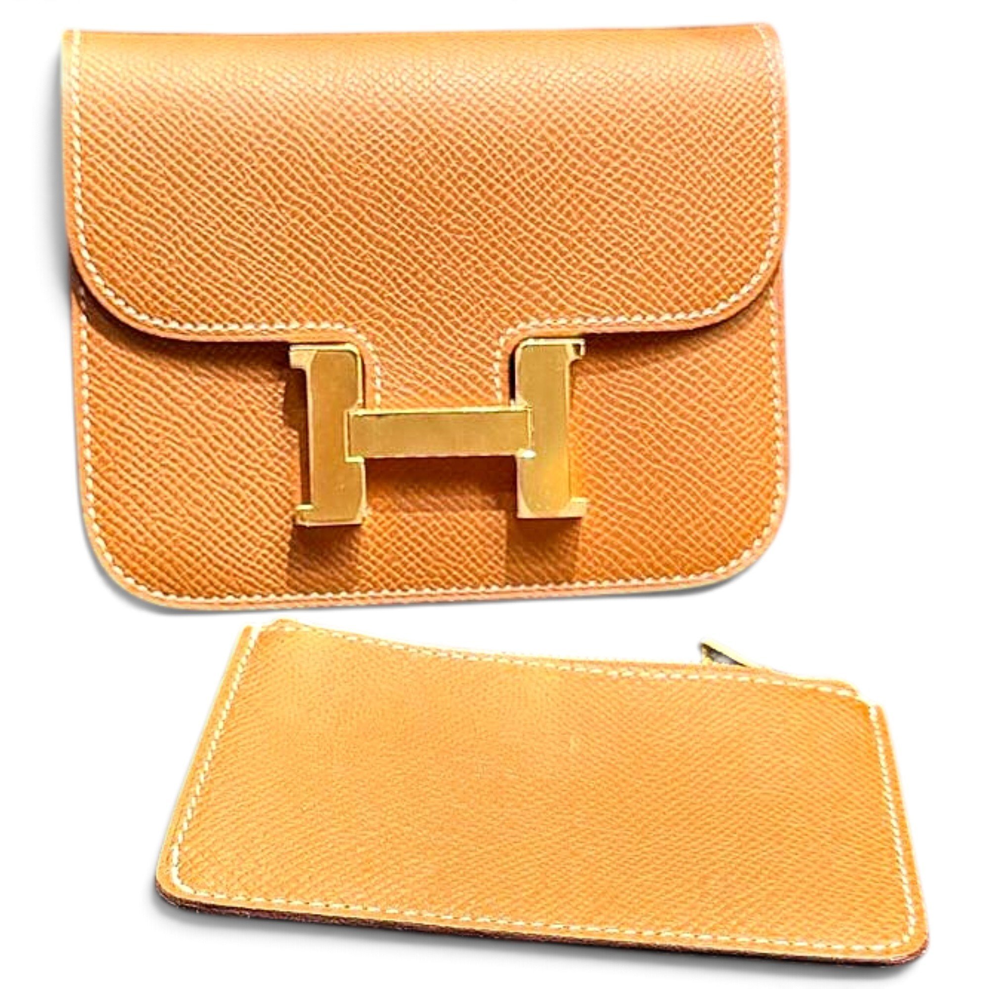 Leather clutch bag