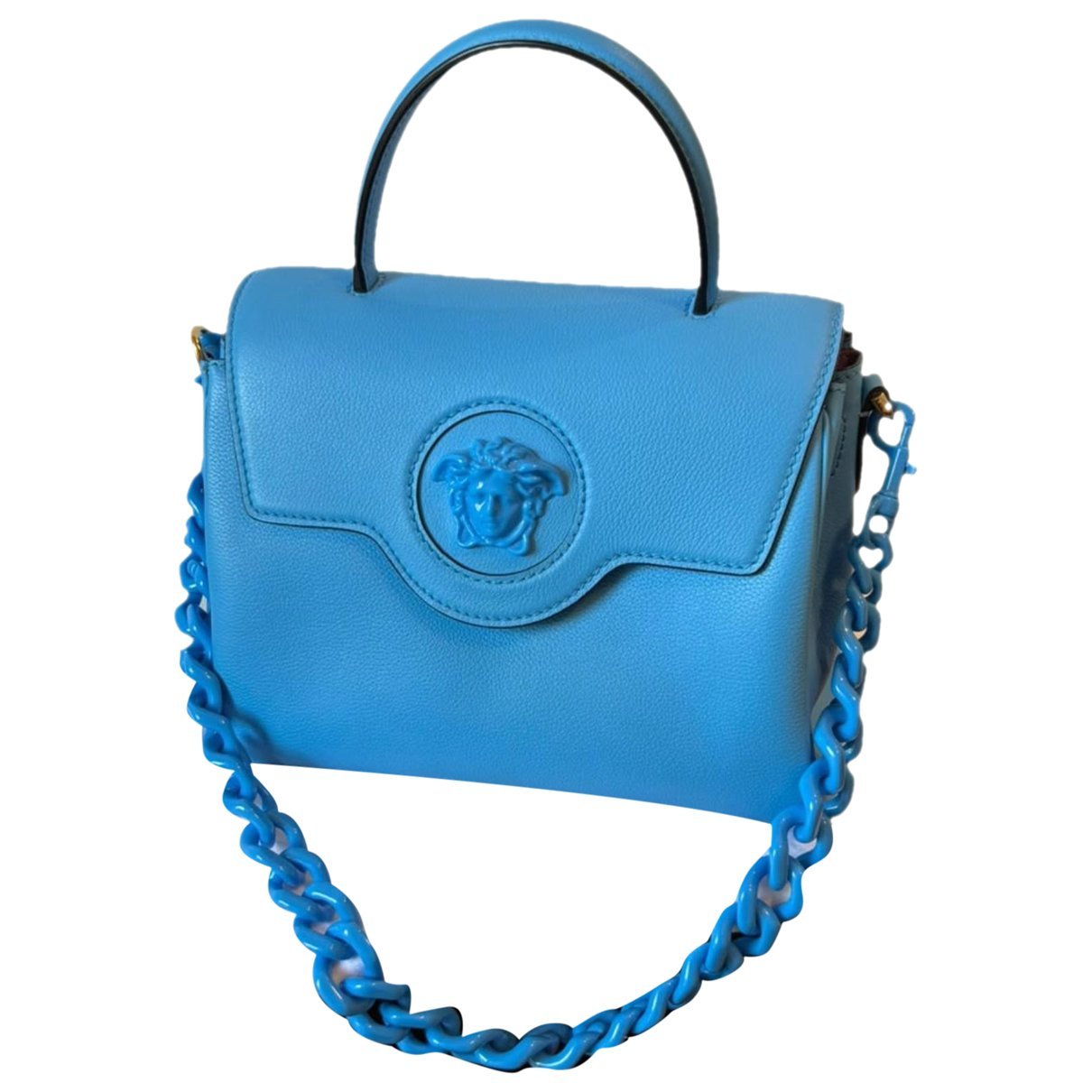 La Medusa leather handbag