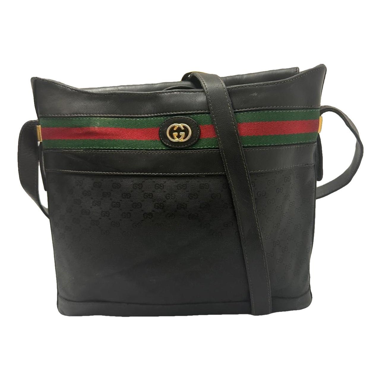 Ophidia Bucket leather handbag