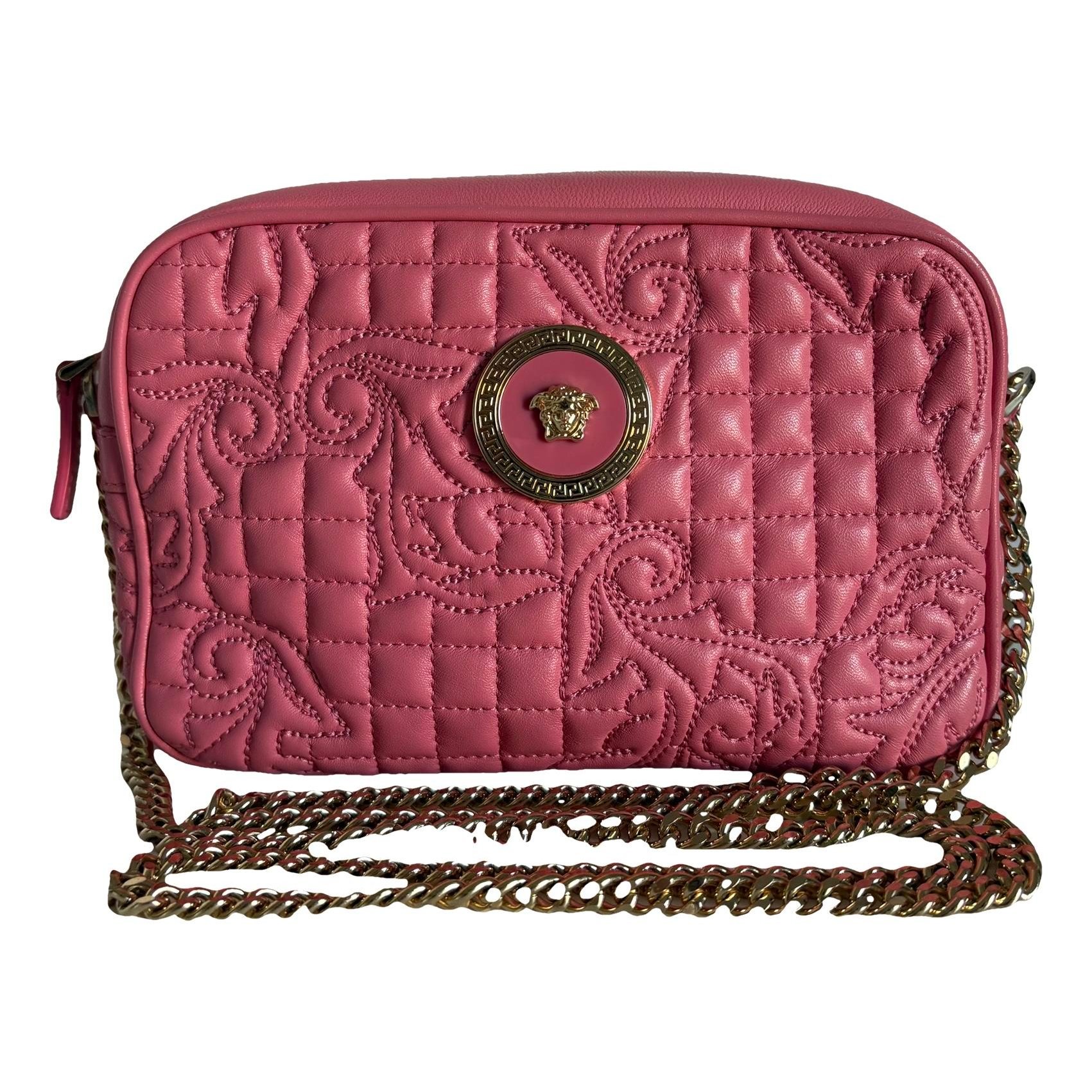 Versace La Medusa leather crossbody bag