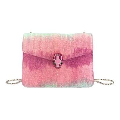 Serpenti leather handbag