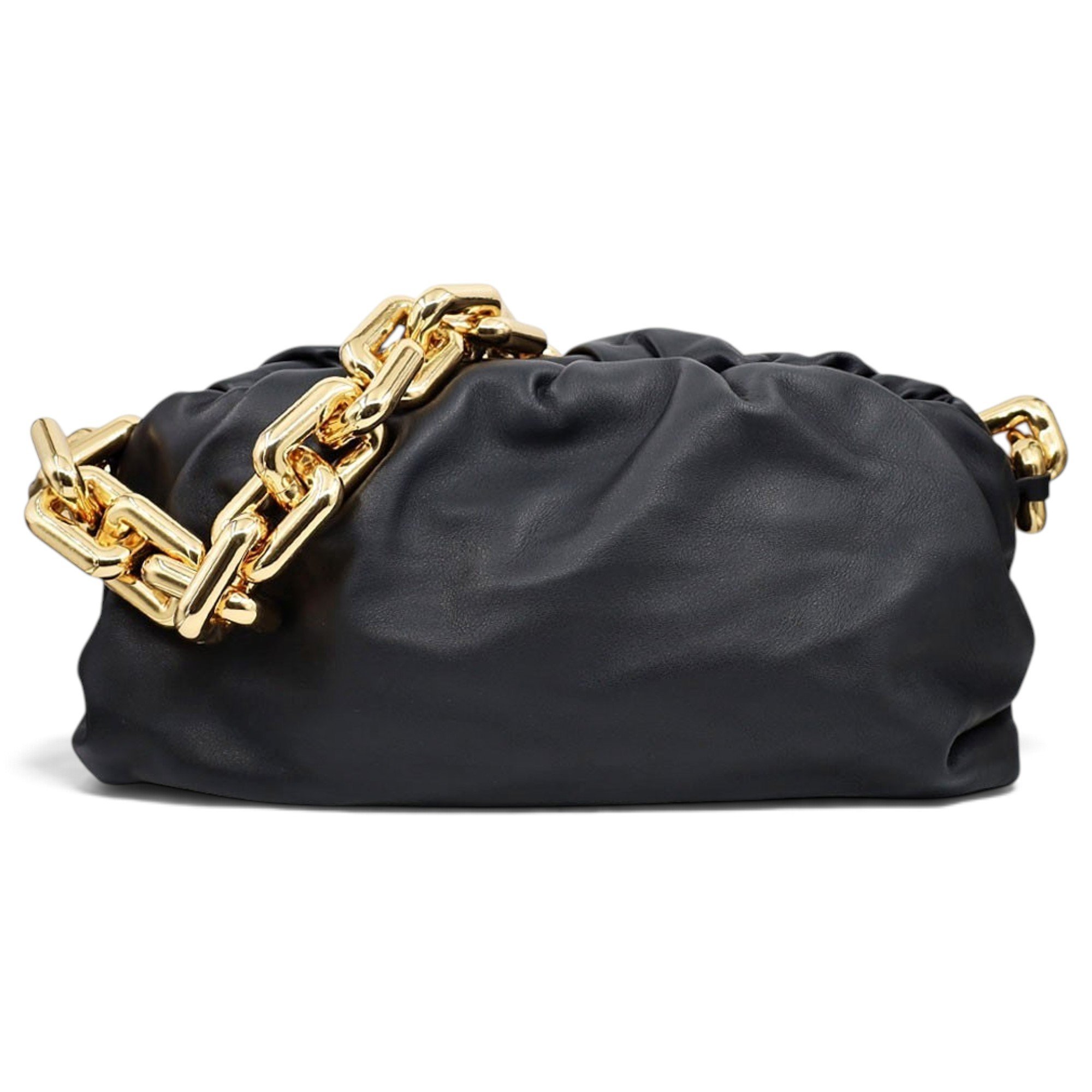 Chain Pouch leather handbag