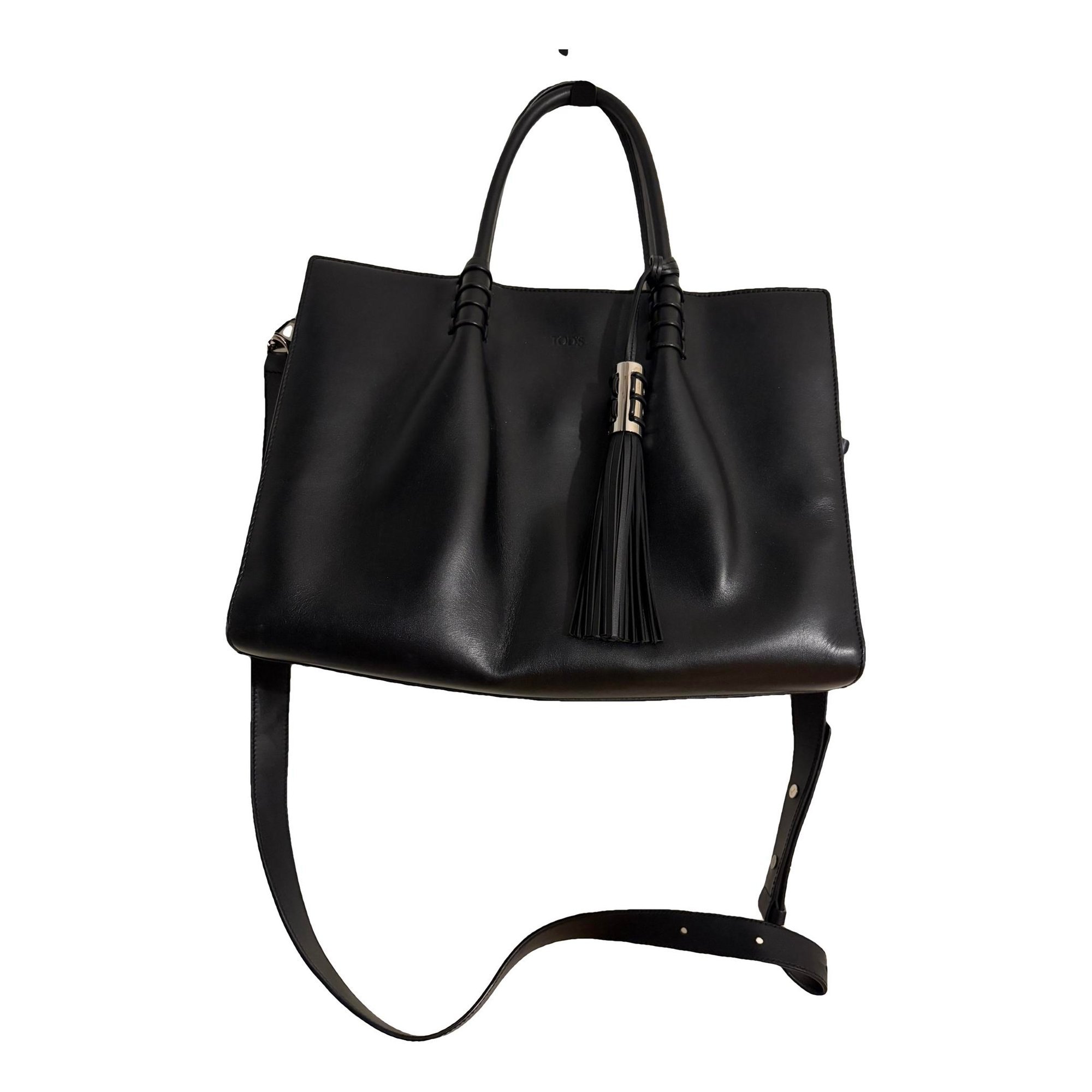 Leather tote