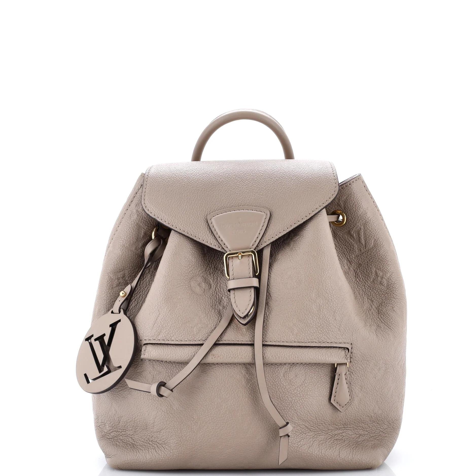 Leather backpack