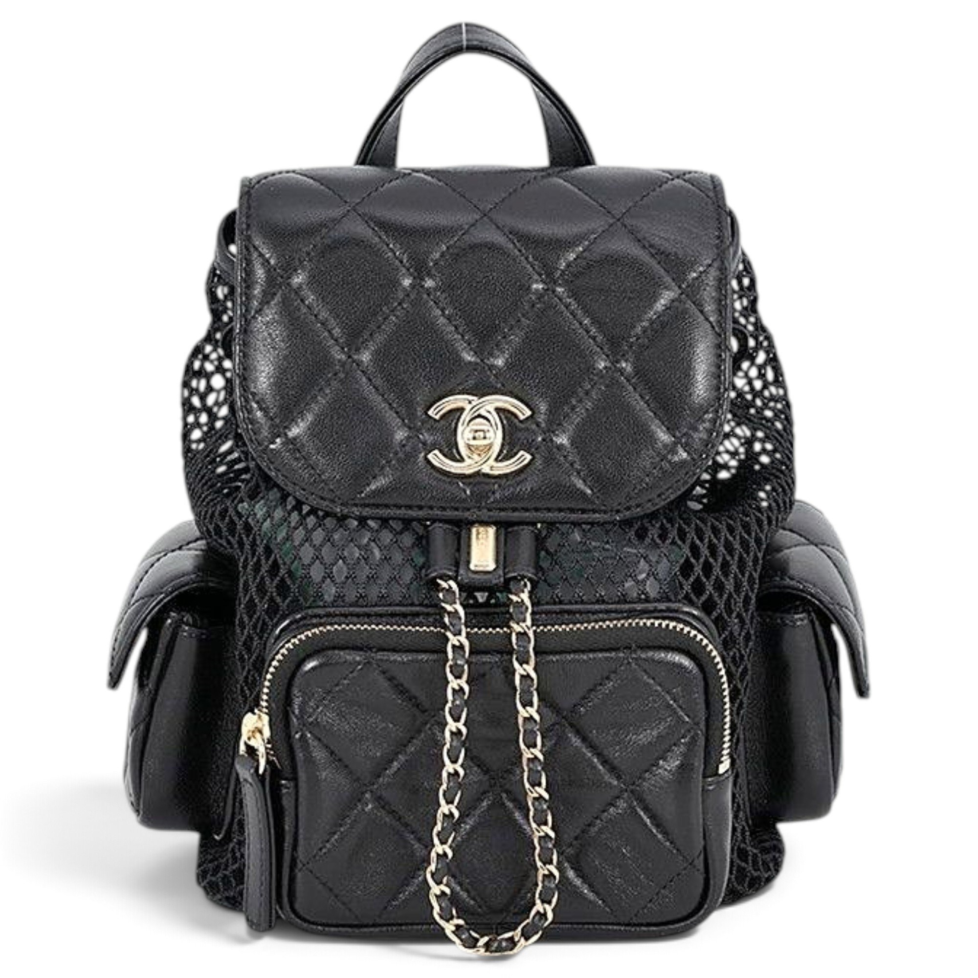 Leather backpack