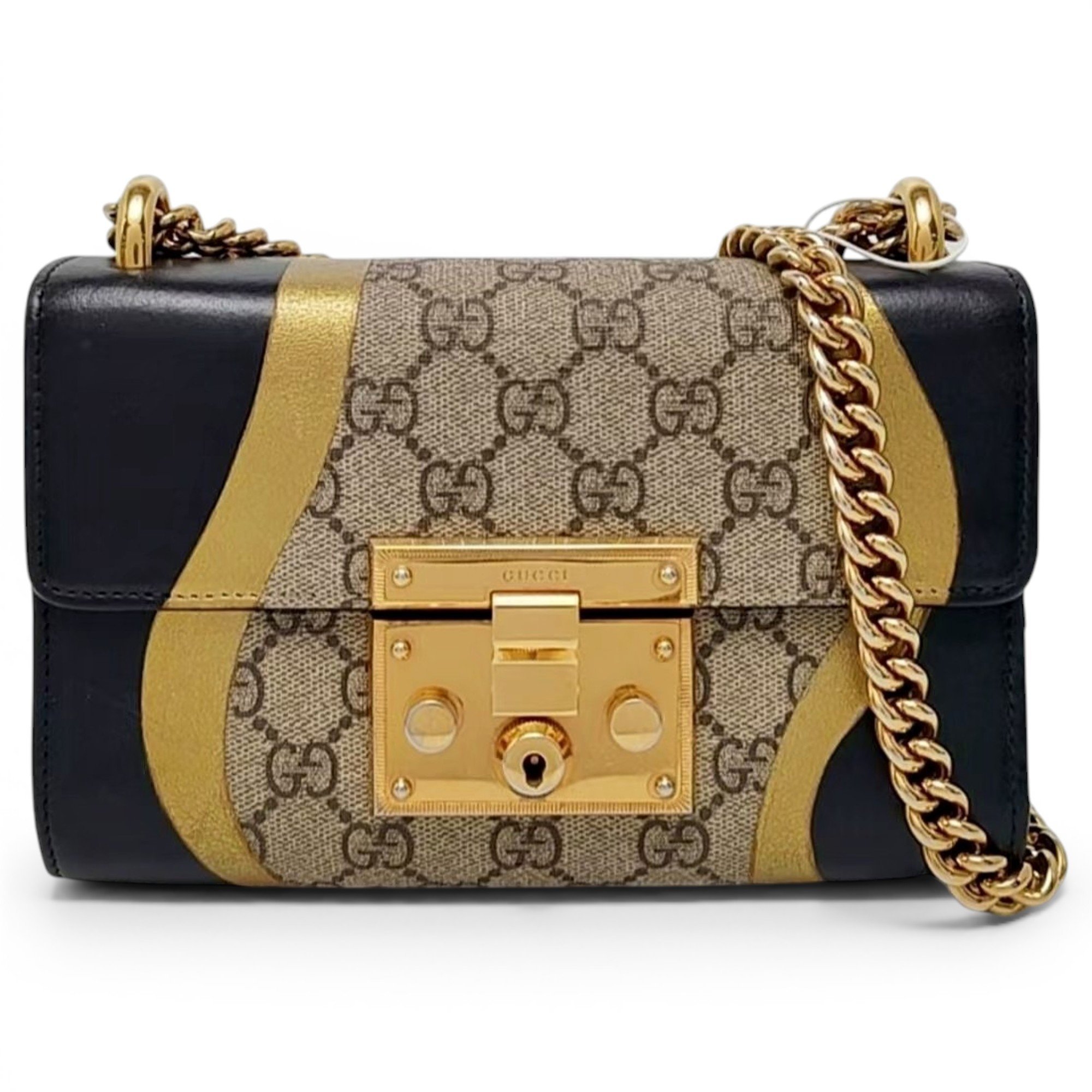 Padlock cloth handbag