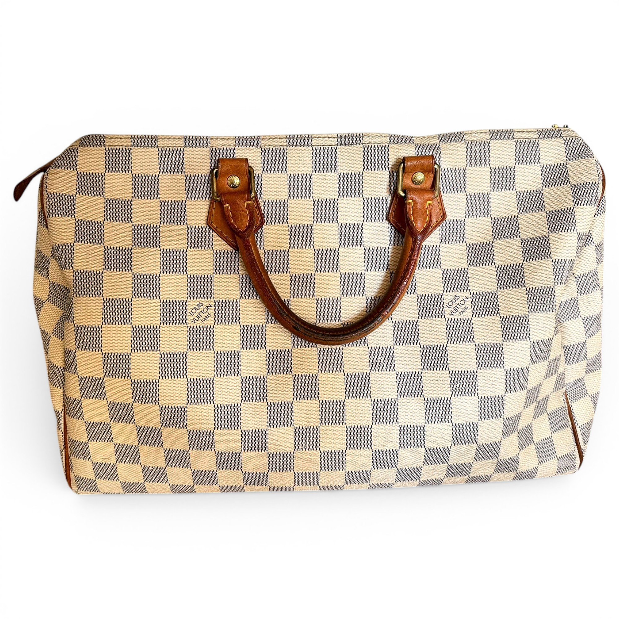 Speedy leather handbag