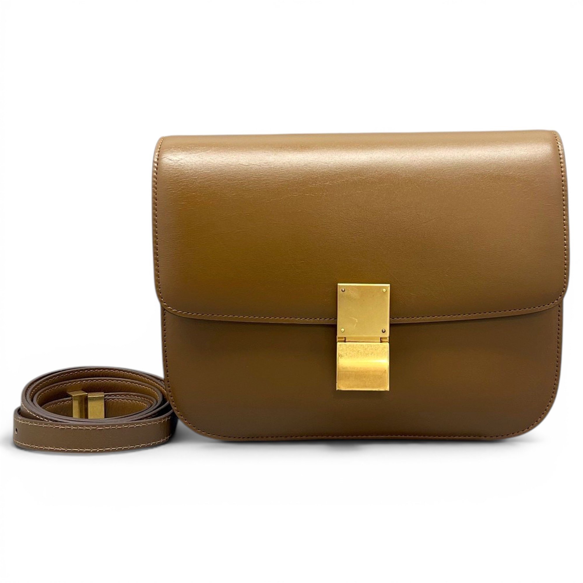 Classic leather handbag