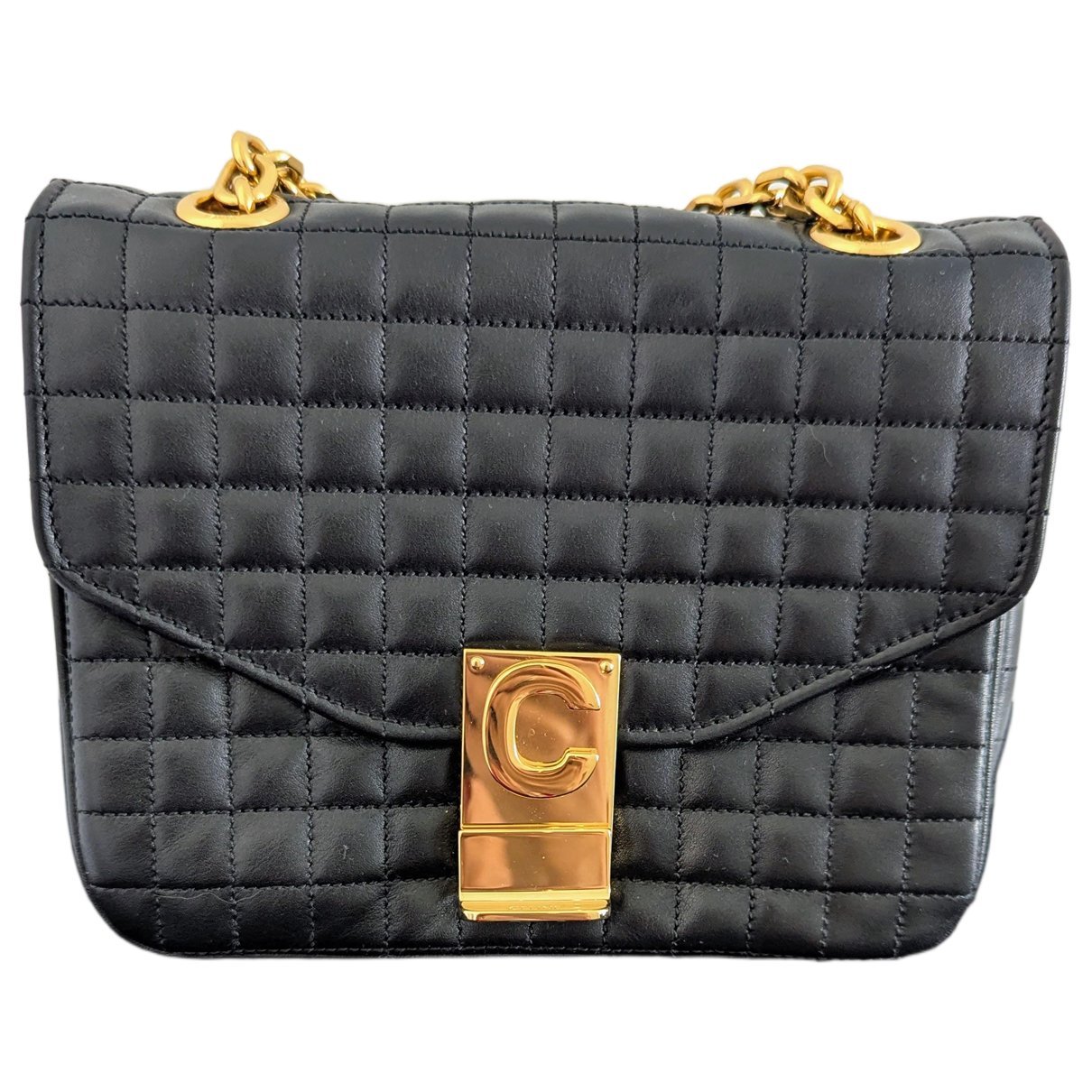 C bag leather crossbody bag