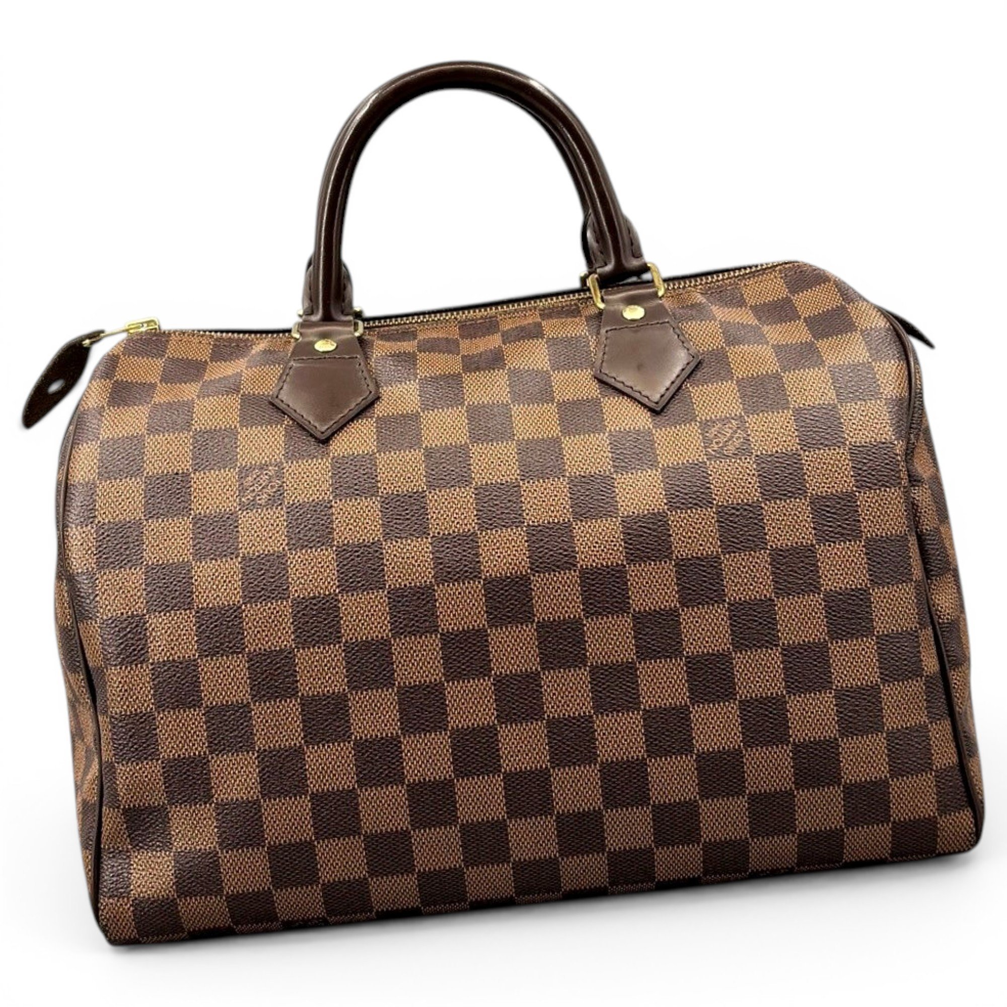 Speedy leather handbag