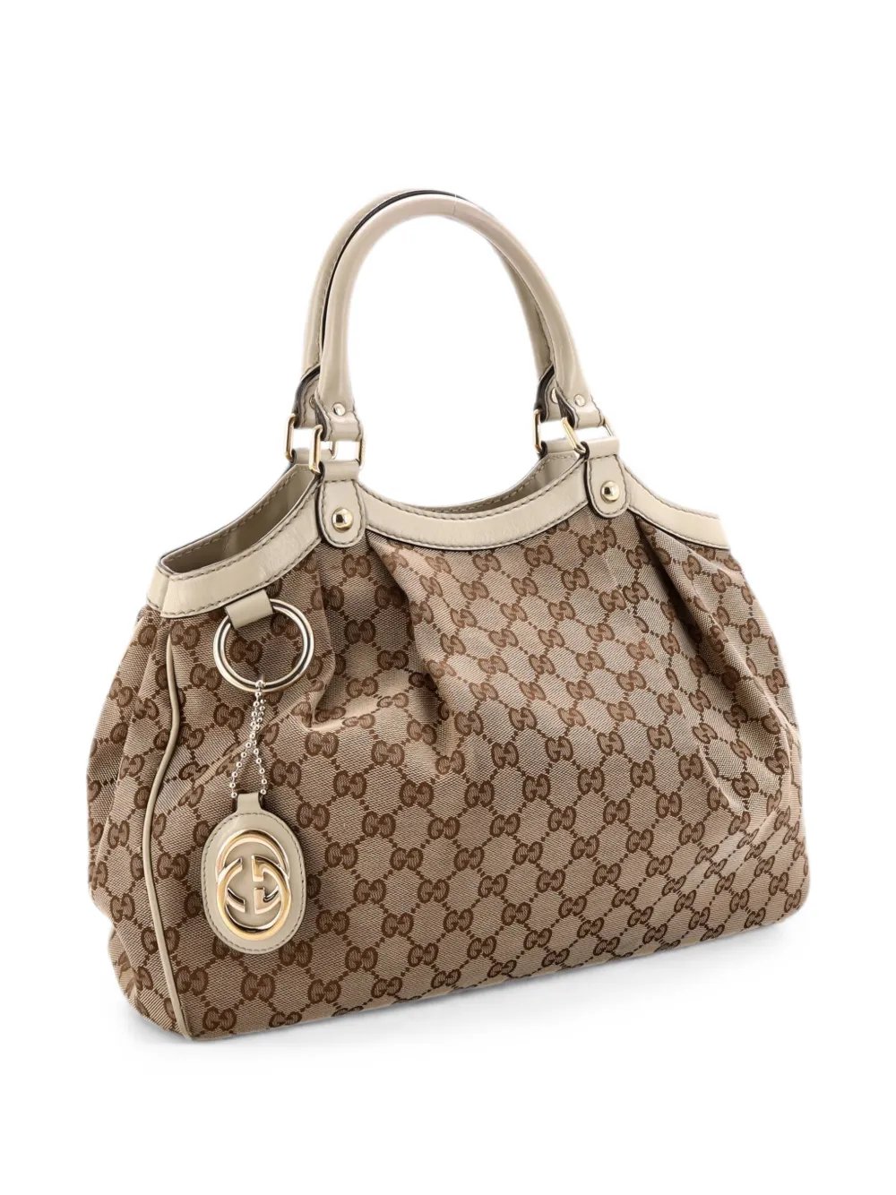 Sukey GG Canvas with Leather Medium tote bag