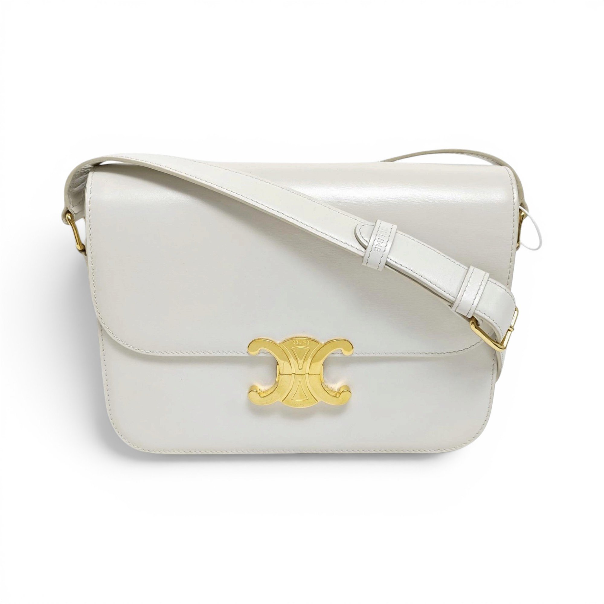 Triomphe leather handbag