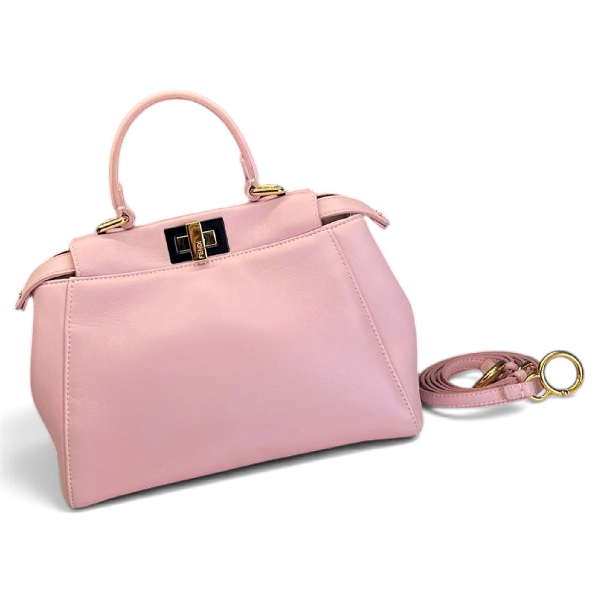 Peekaboo leather handbag