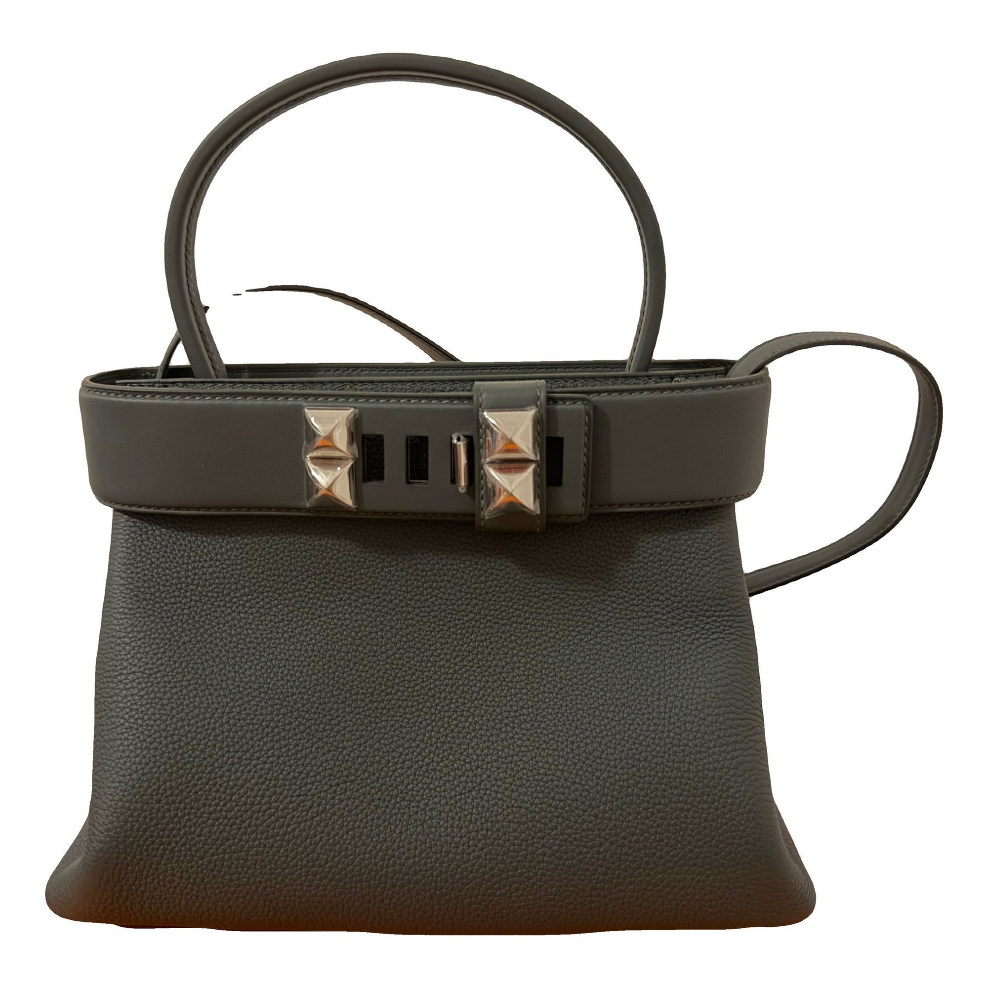 Médor leather handbag