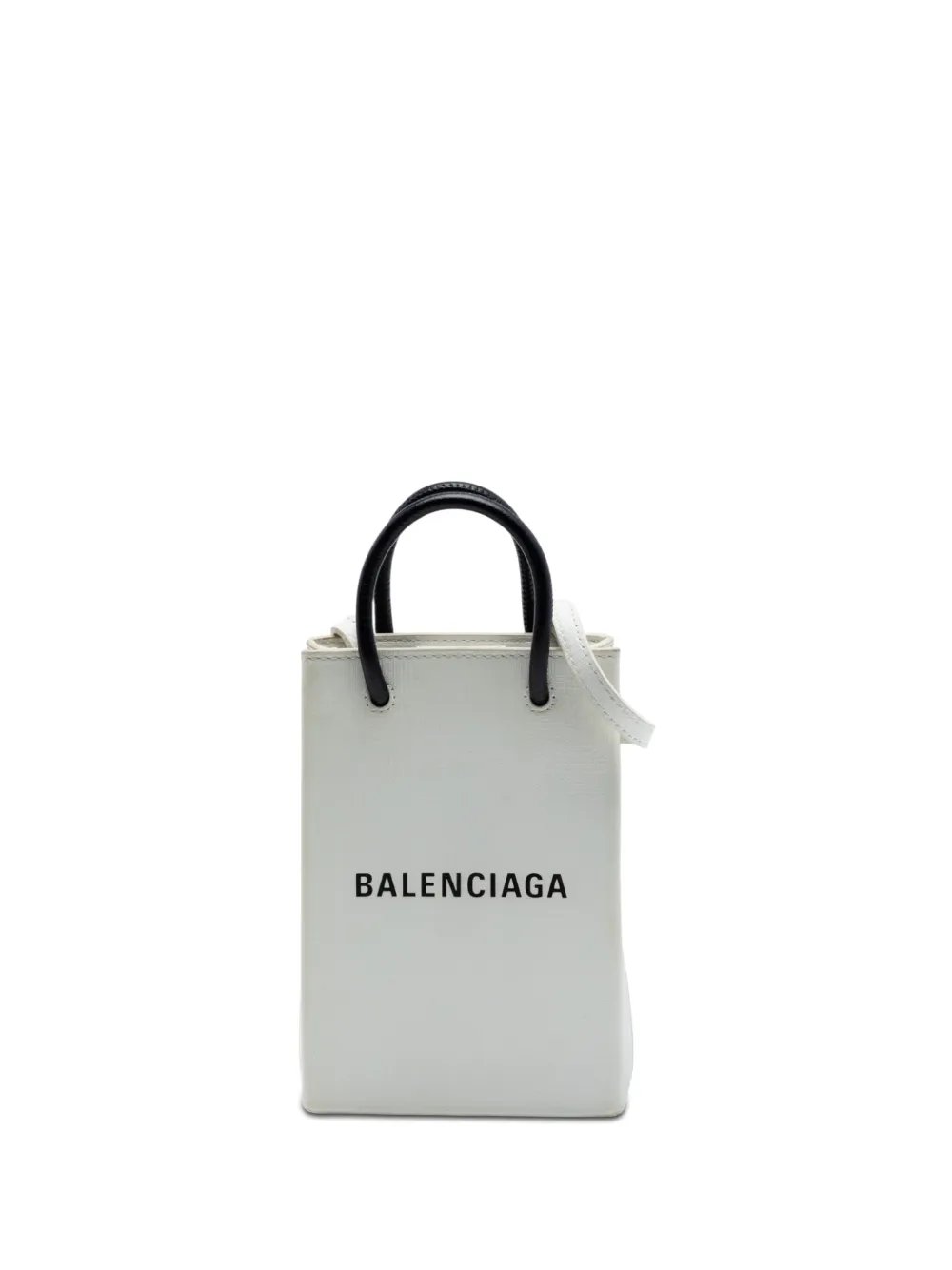 2020 Mini Calfskin Logo Shopping Phone Holder satchel