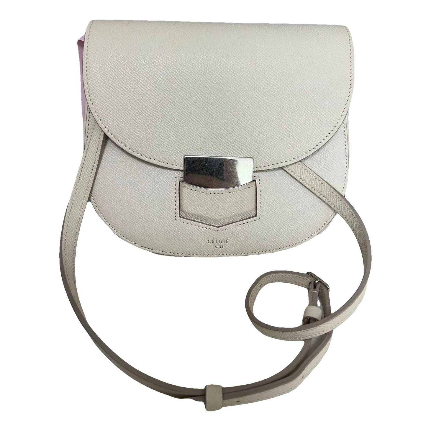 Trotteur leather crossbody bag
