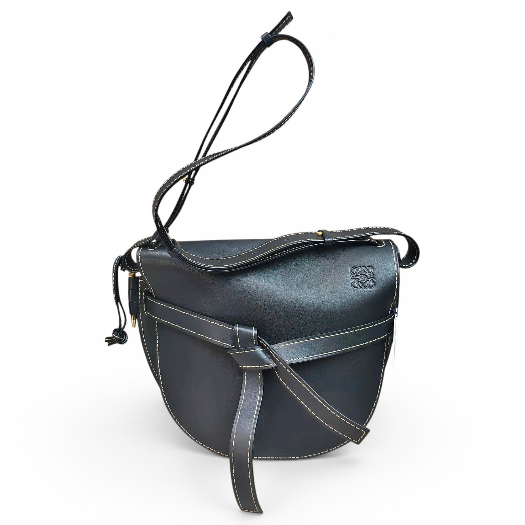 Gate leather crossbody bag