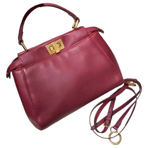 Peekaboo leather crossbody bag