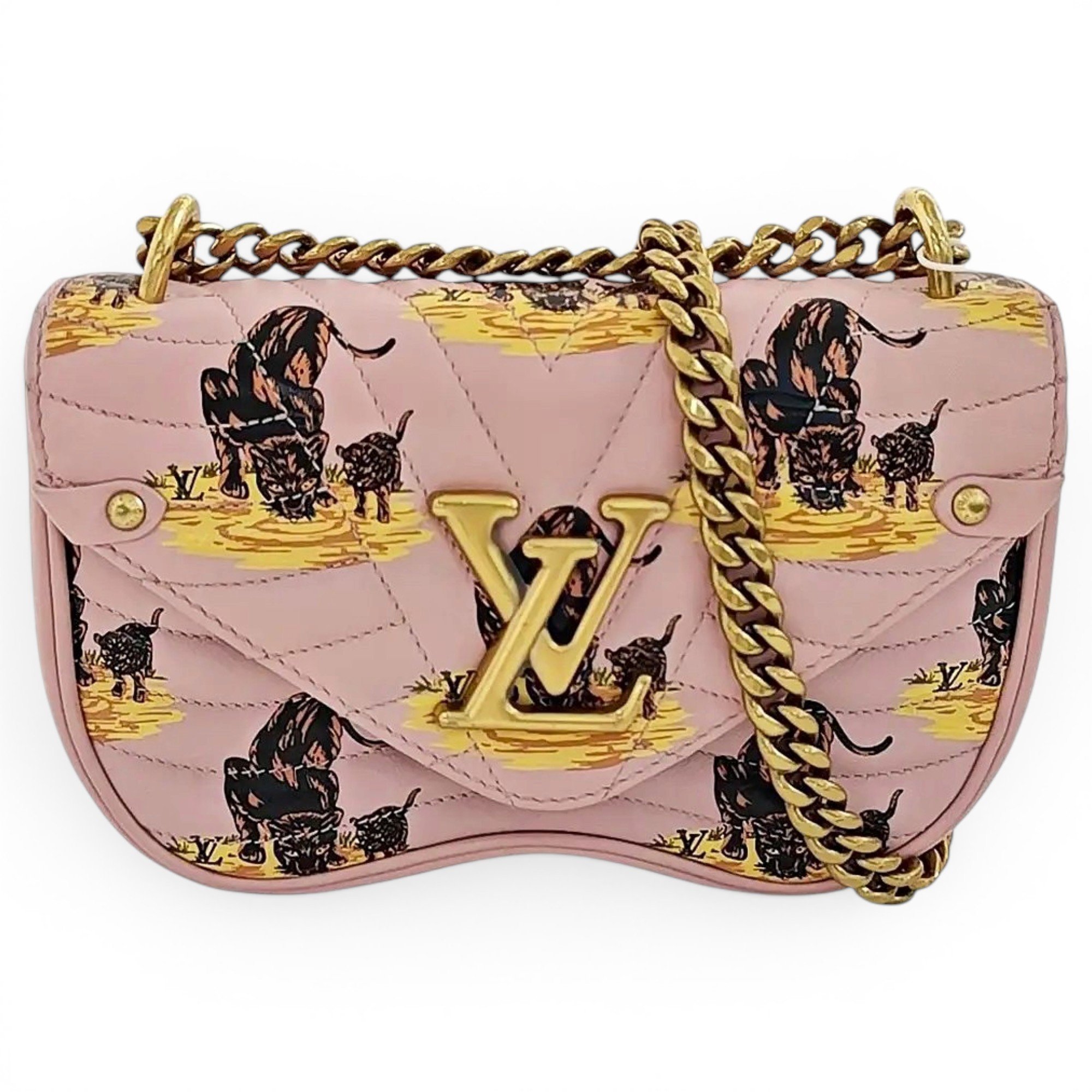 New Wave leather handbag
