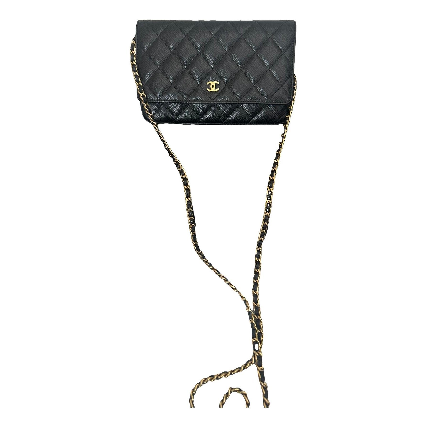 Wallet On Chain Timeless/Classique leather crossbody bag
