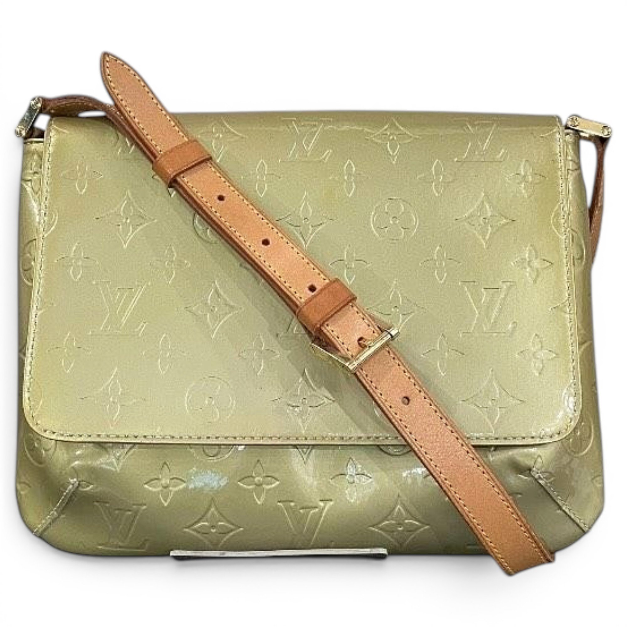 Thompson patent leather handbag