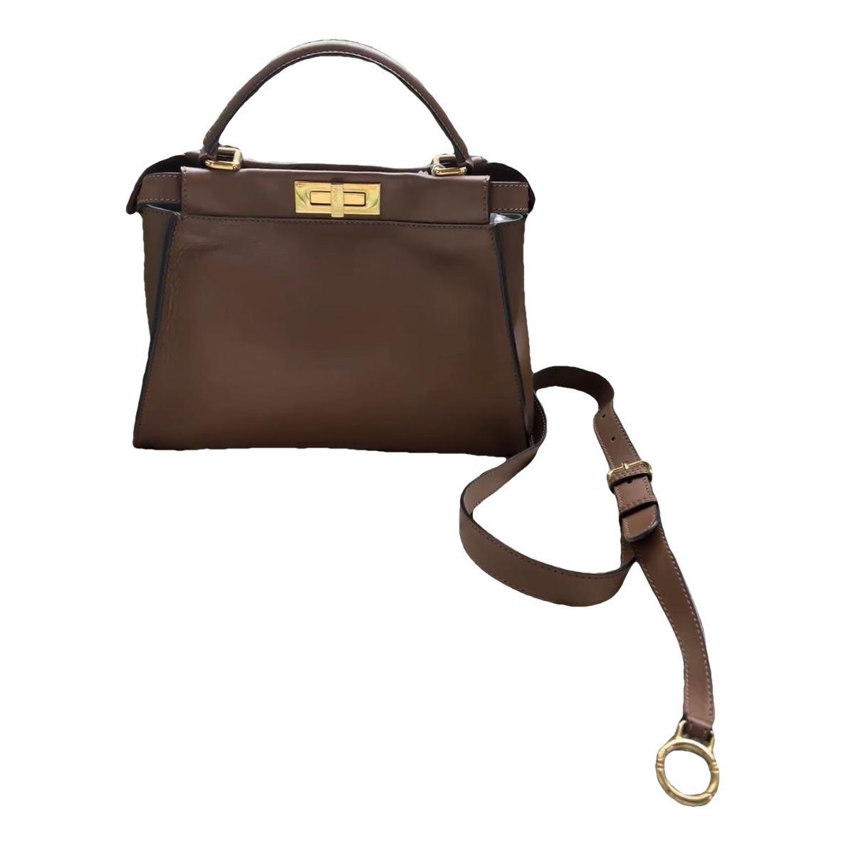 Peekaboo leather handbag