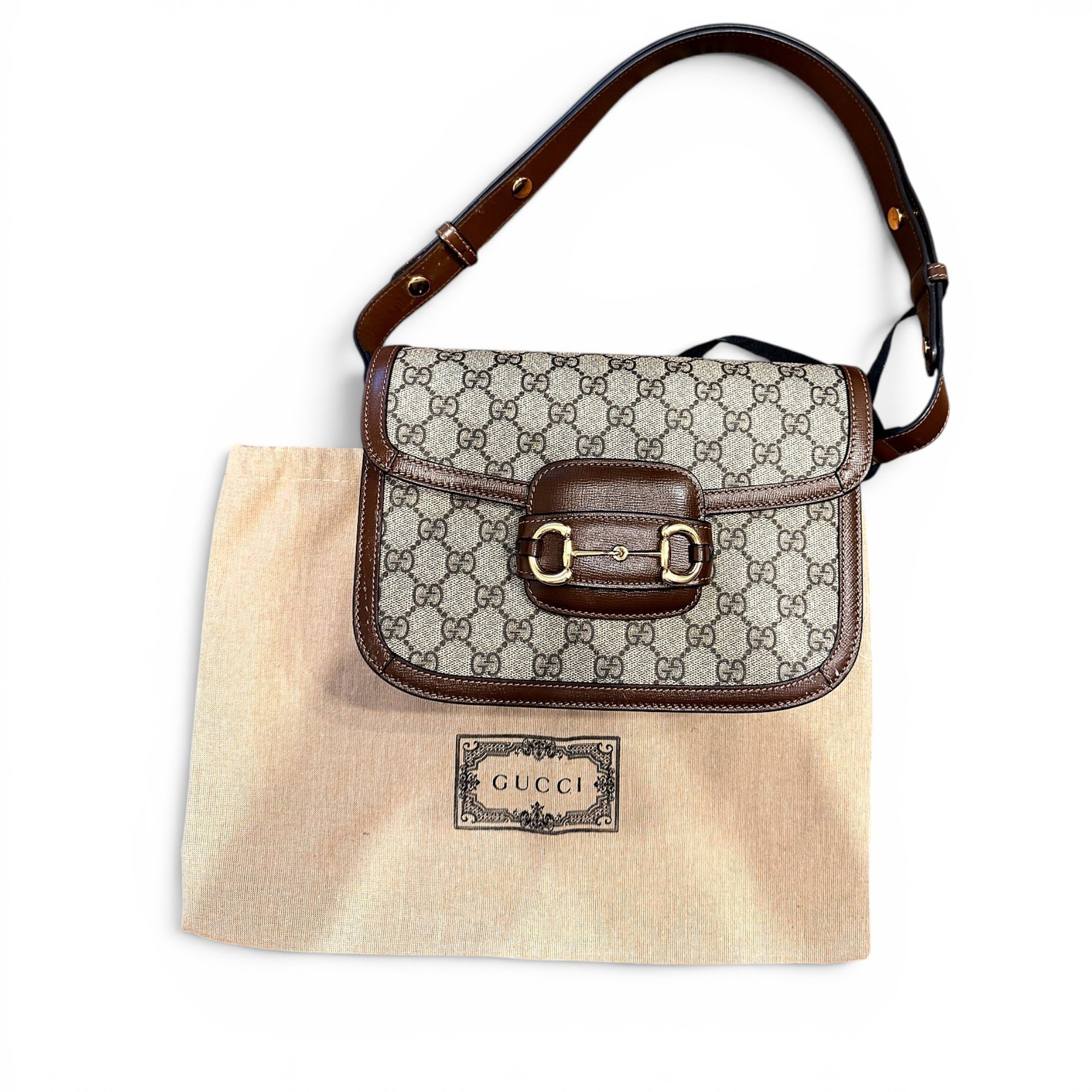 Horsebit 1955 leather handbag