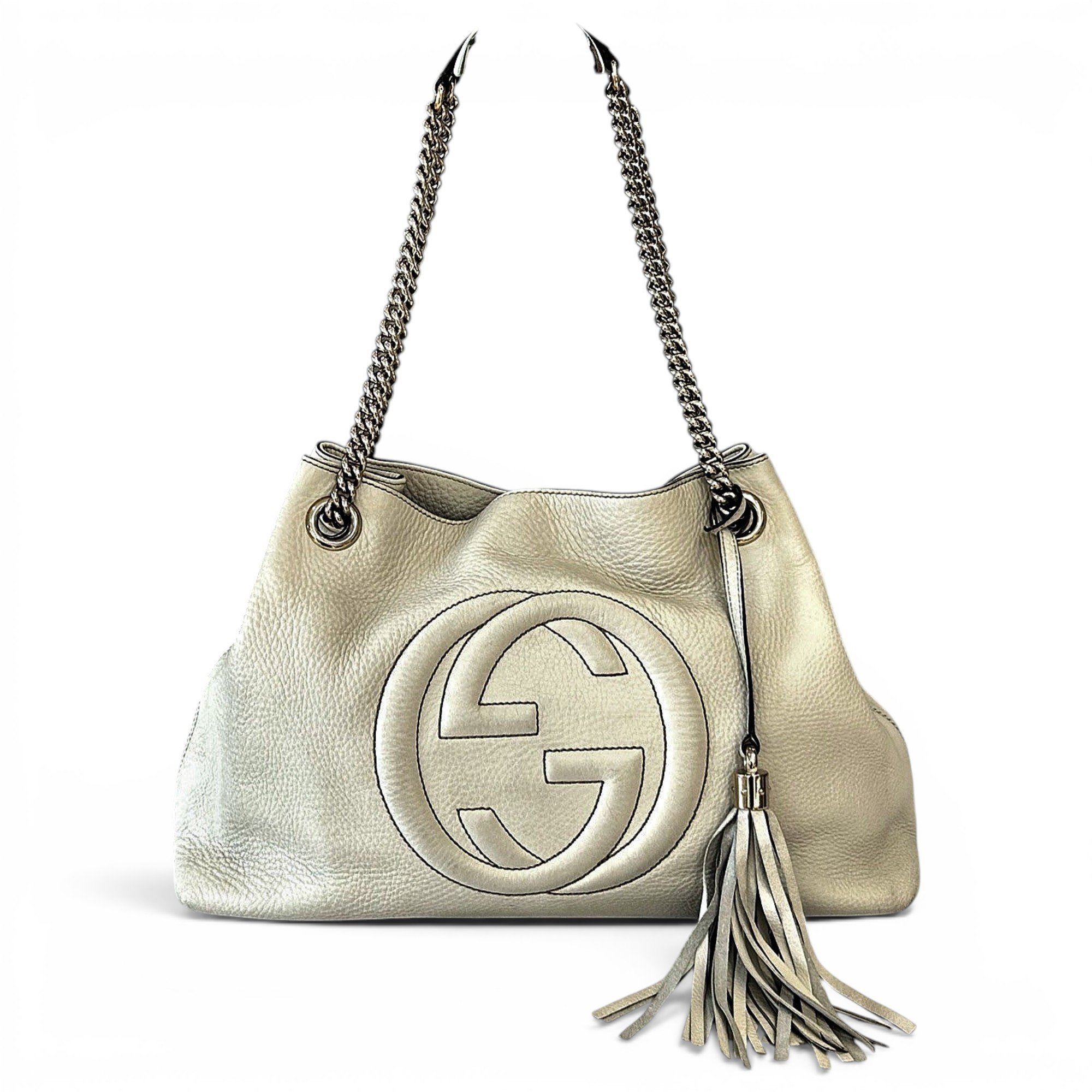 Leather handbag