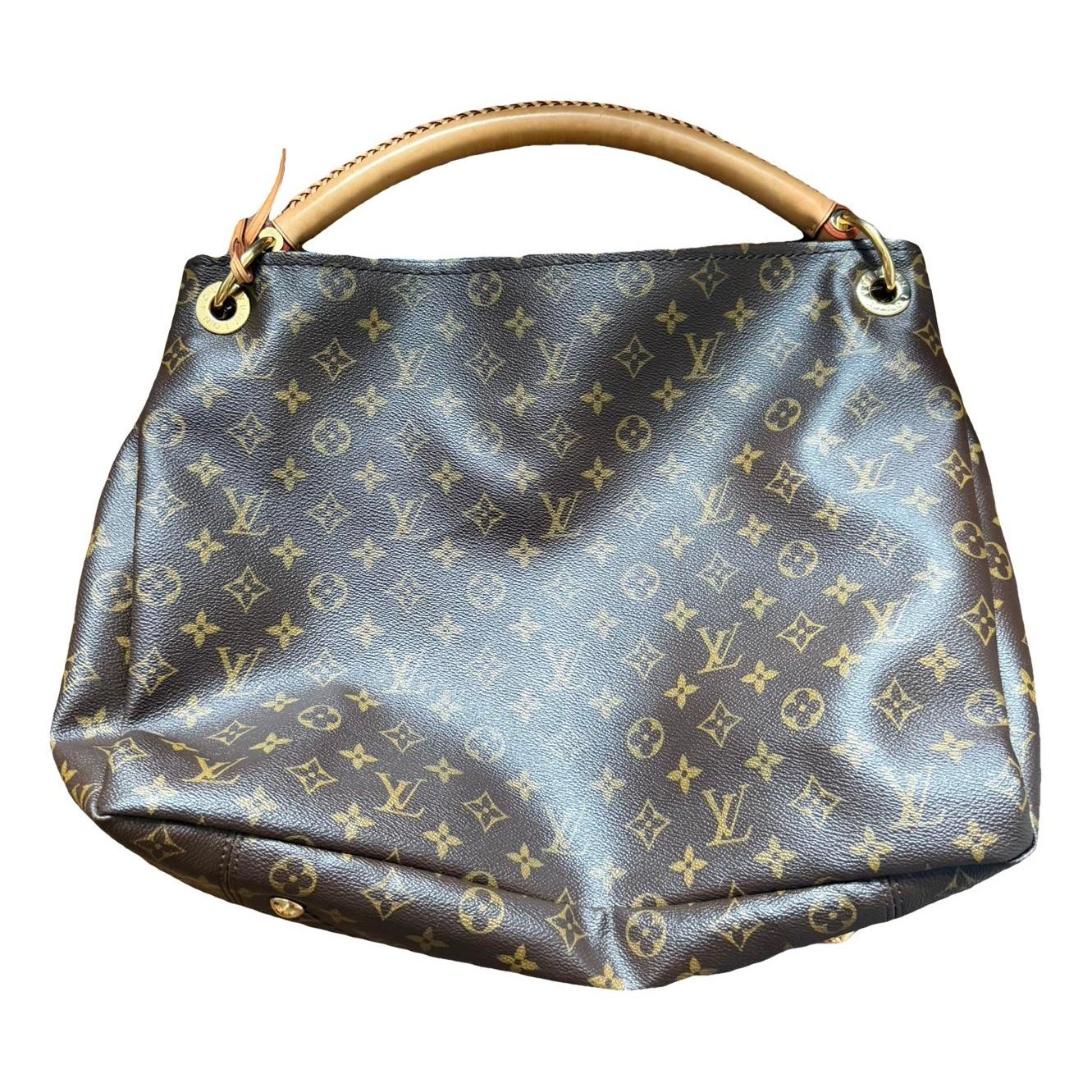 Artsy leather handbag