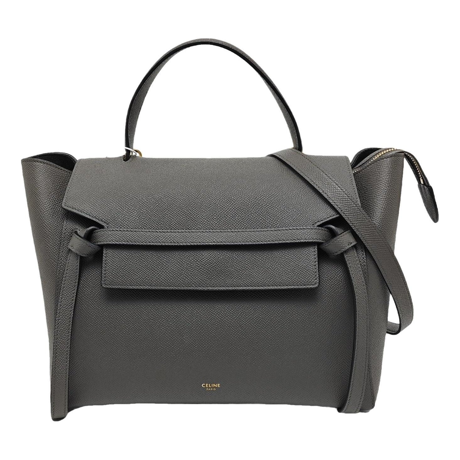 Belt leather handbag