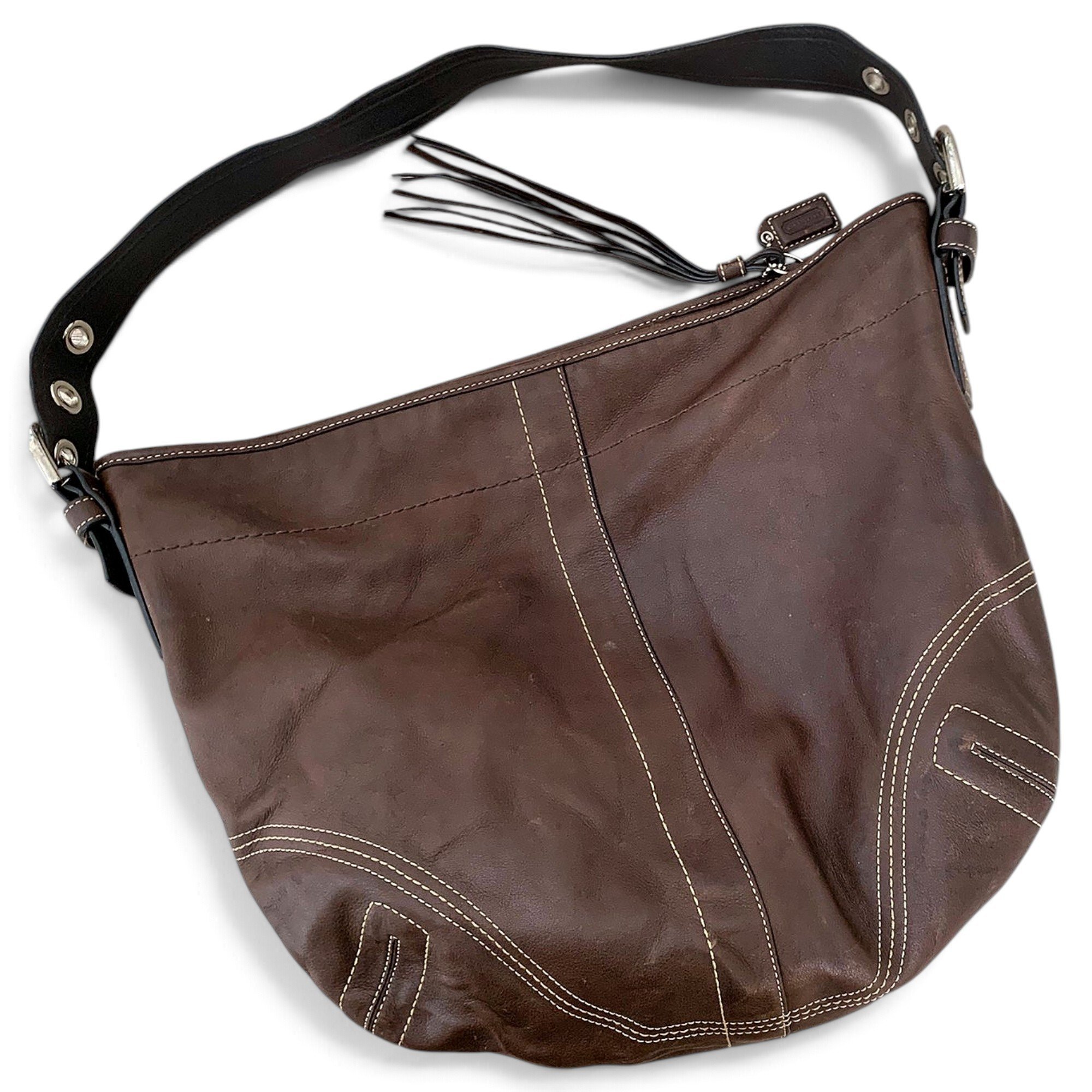 Leather handbag
