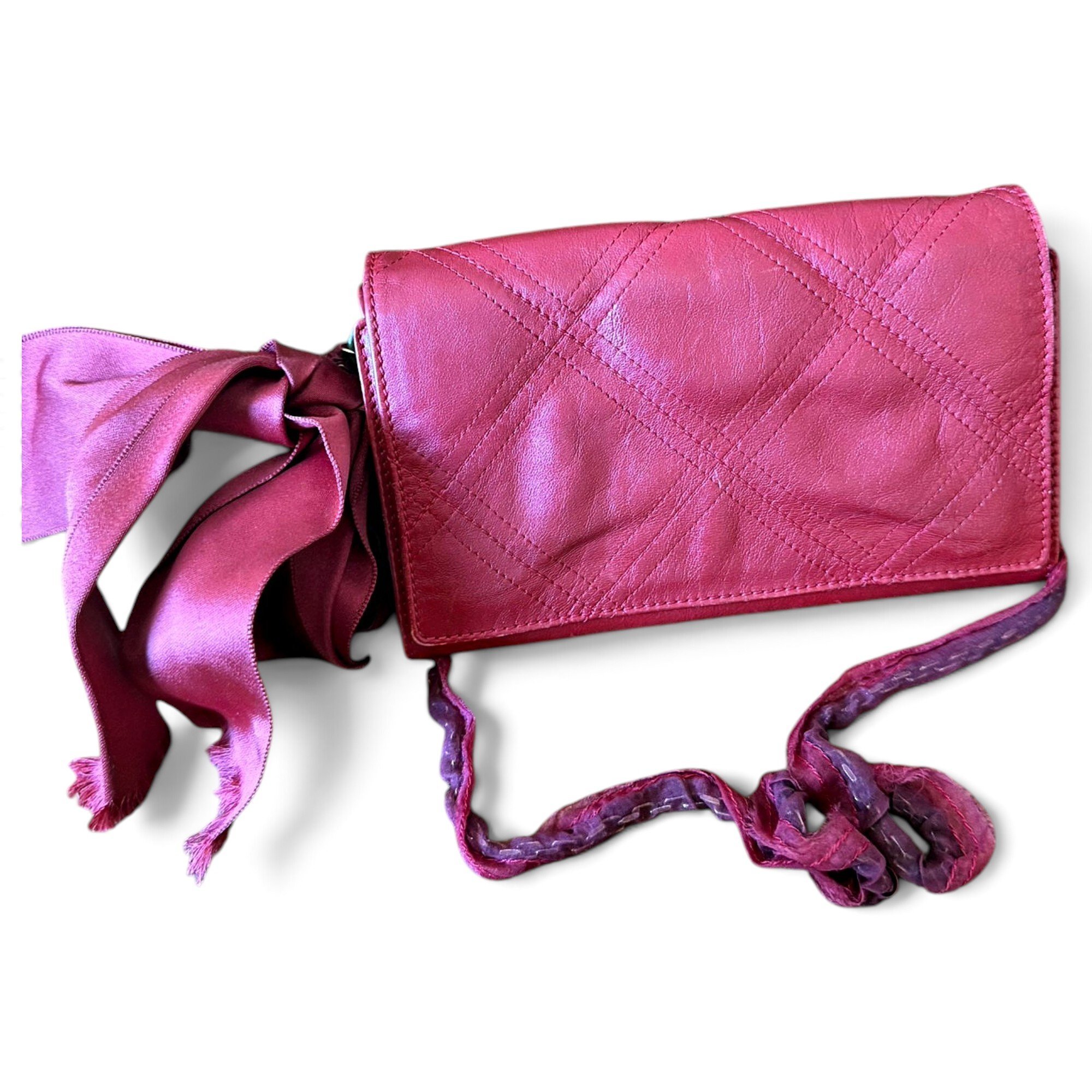 Leather crossbody bag