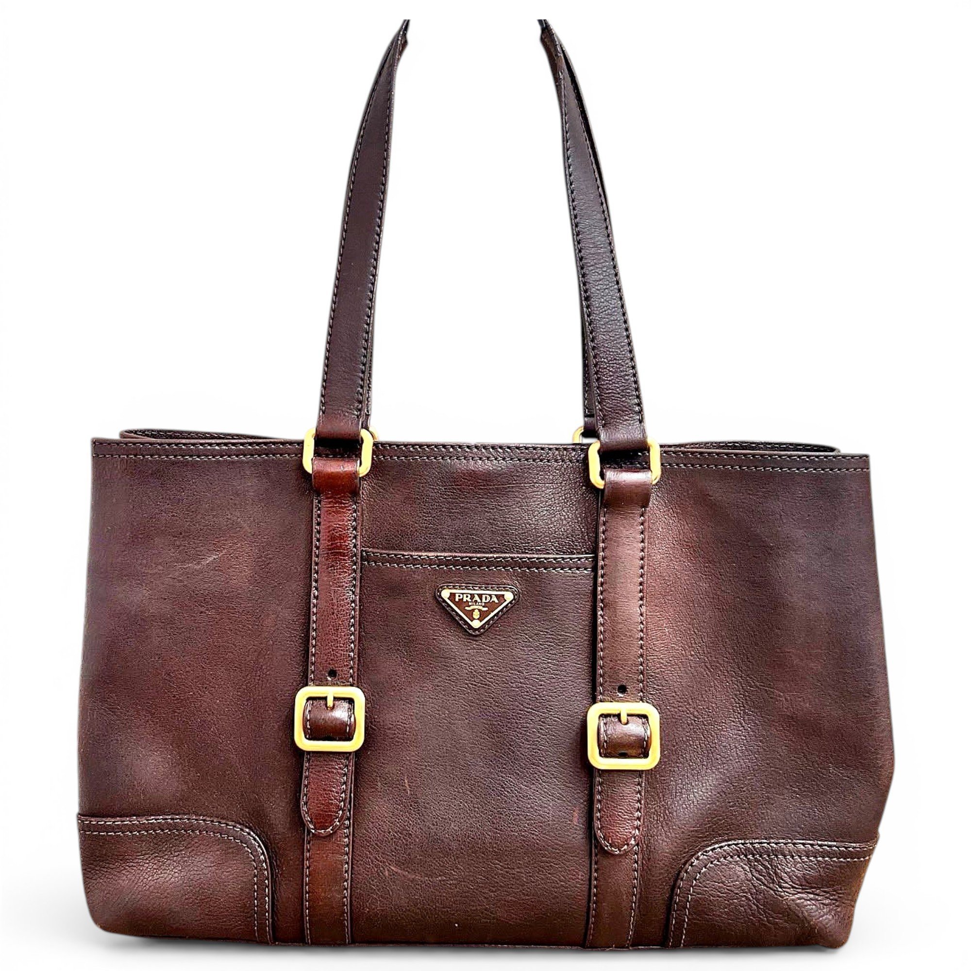 Leather handbag