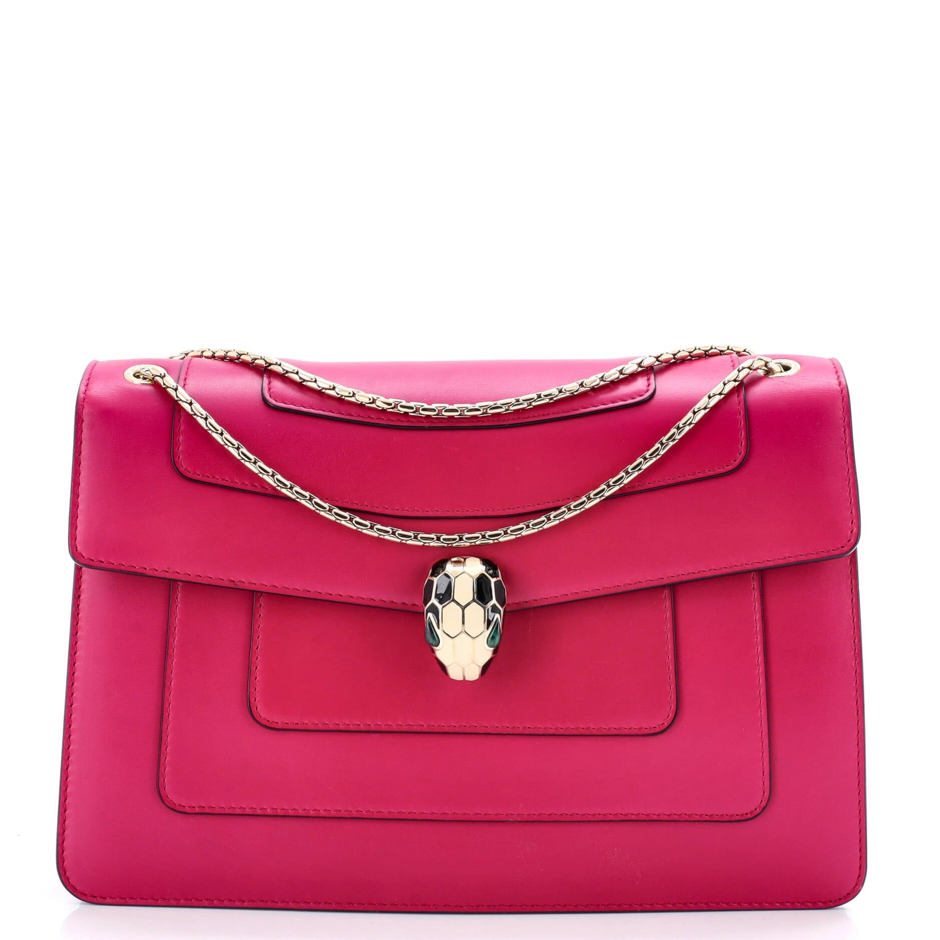 Bvlgari Serpenti Forever Shoulder Bag Leather Medium