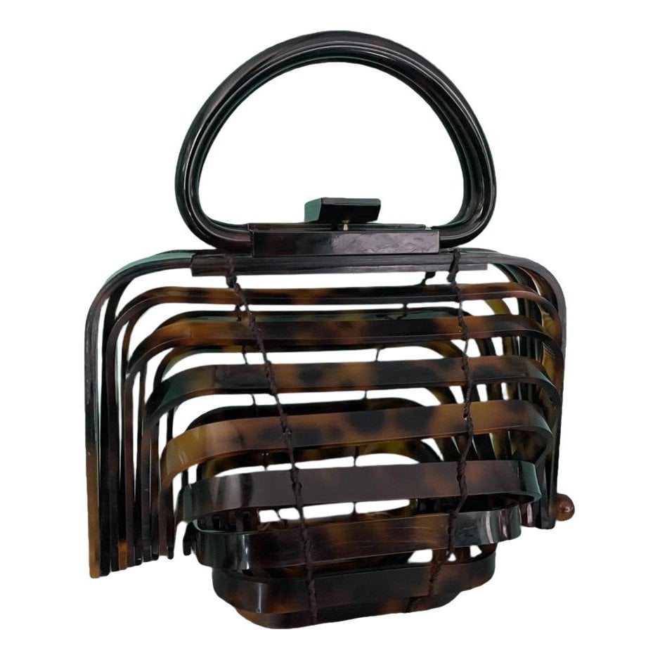 Cult Gaia Lilleth vinyl mini bag