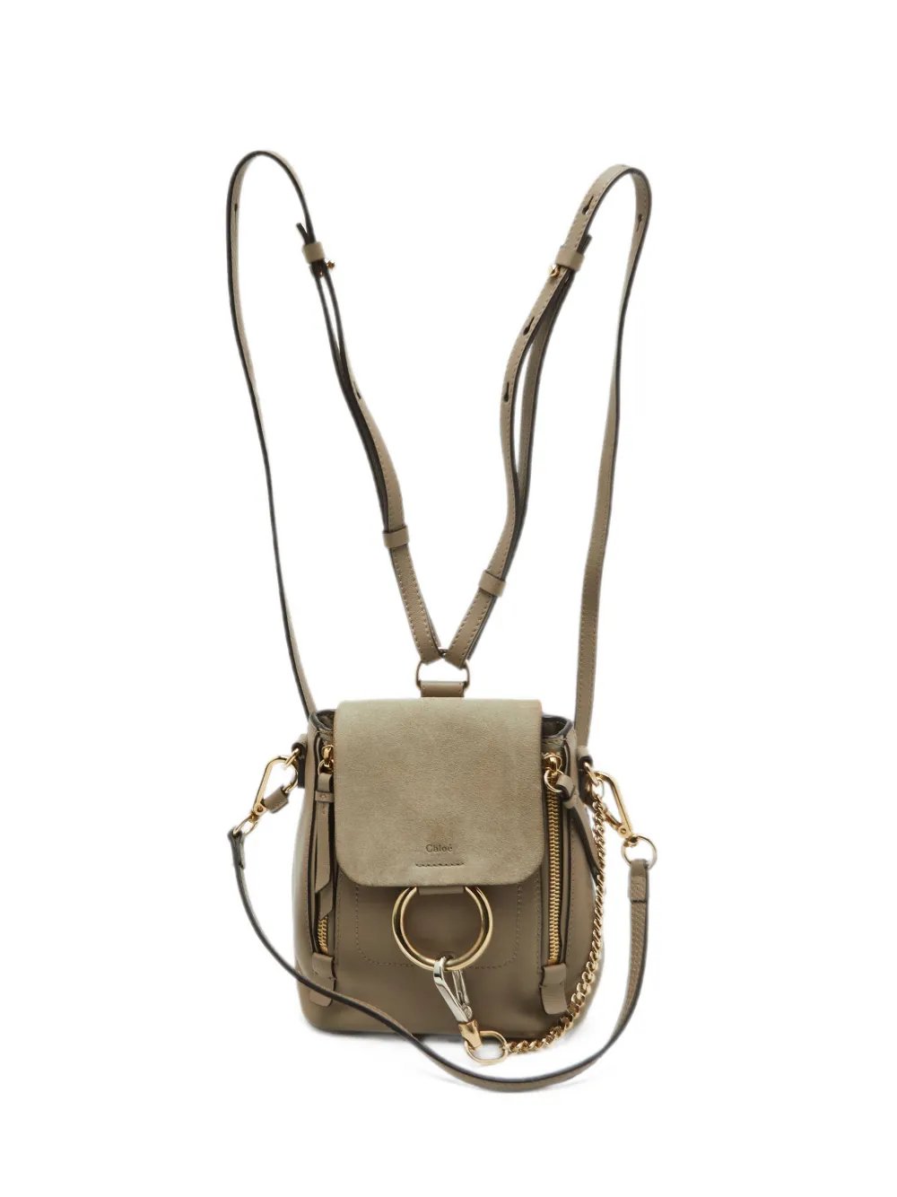 mini Faye Daye logo-detail backpack