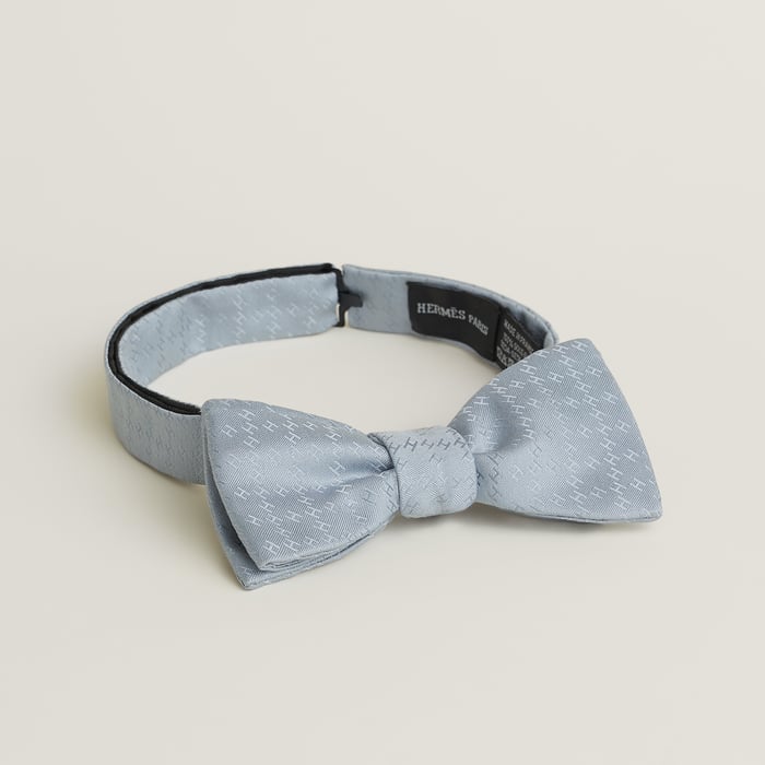 Gris Glacier Faconnee New H Bow Tie