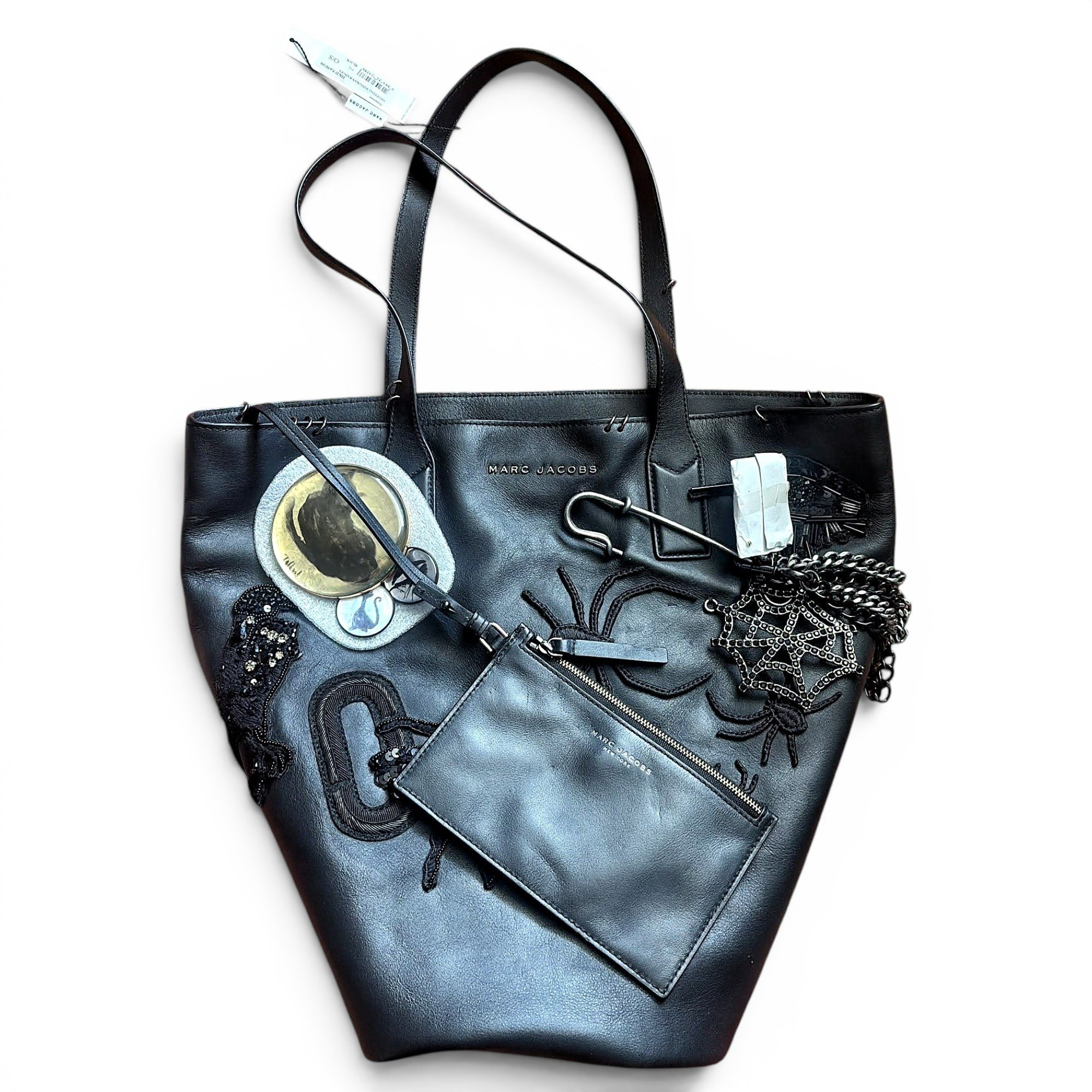 Leather tote