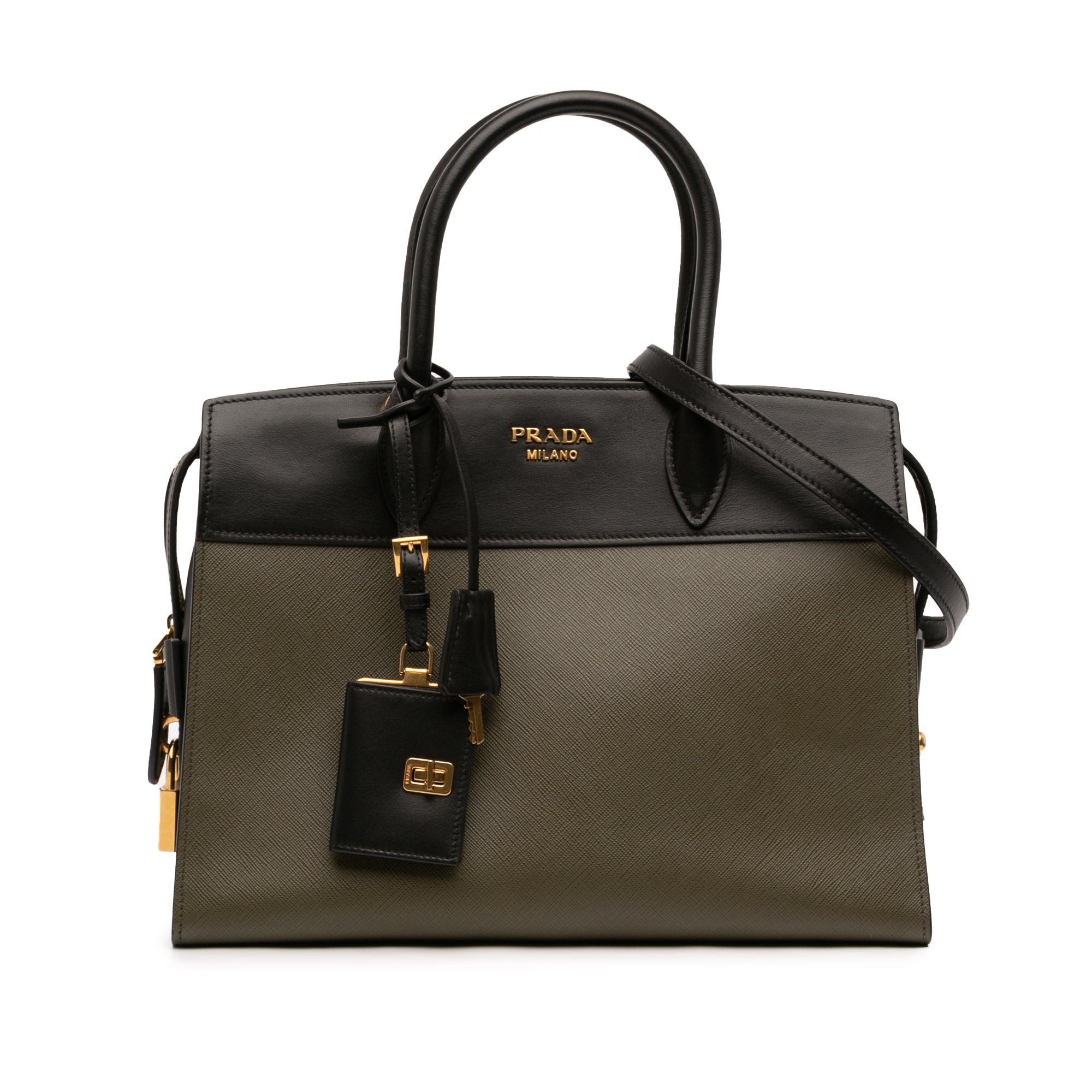 Leather satchel