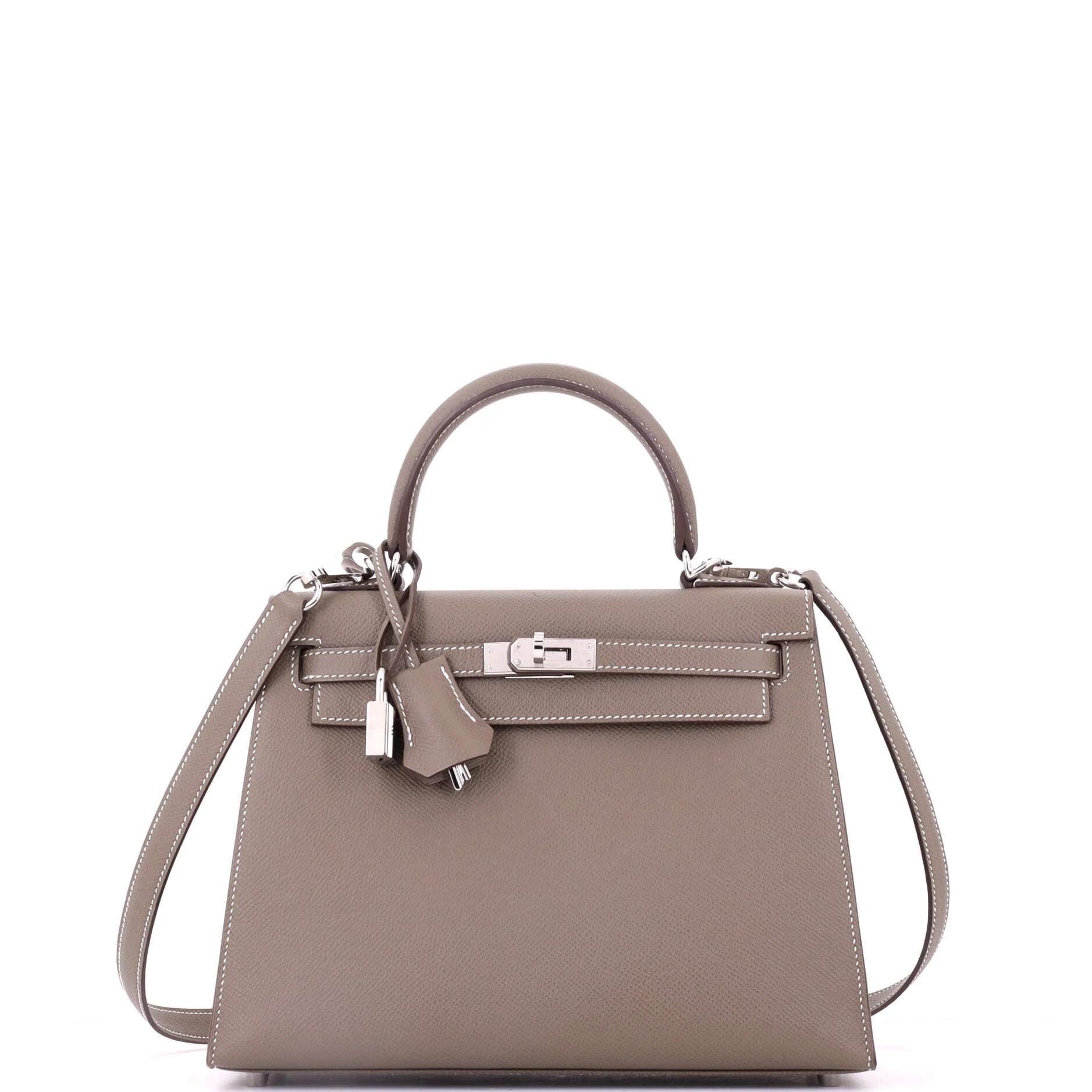 Kelly 25 leather handbag