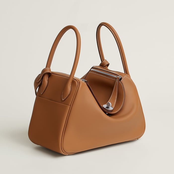 Gold Lindy 26 Bag
