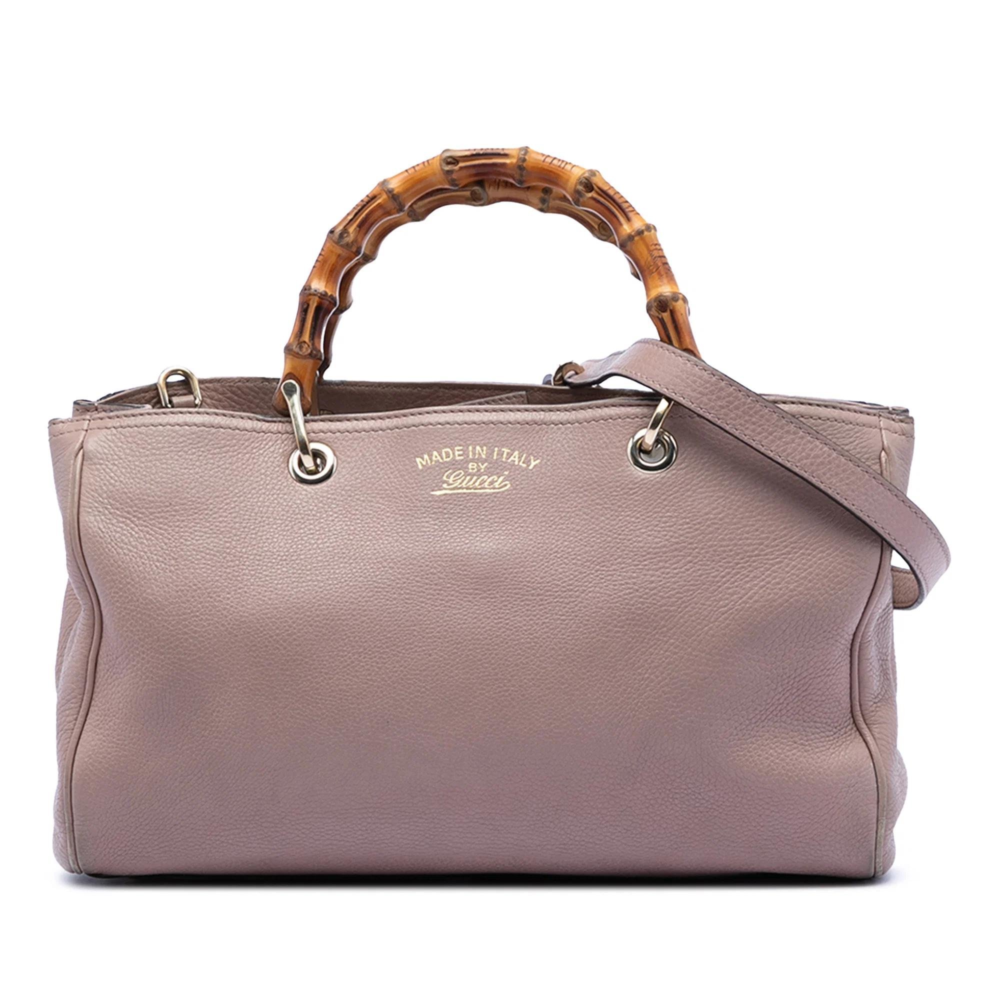 Bamboo Shopper pony-style calfskin handbag